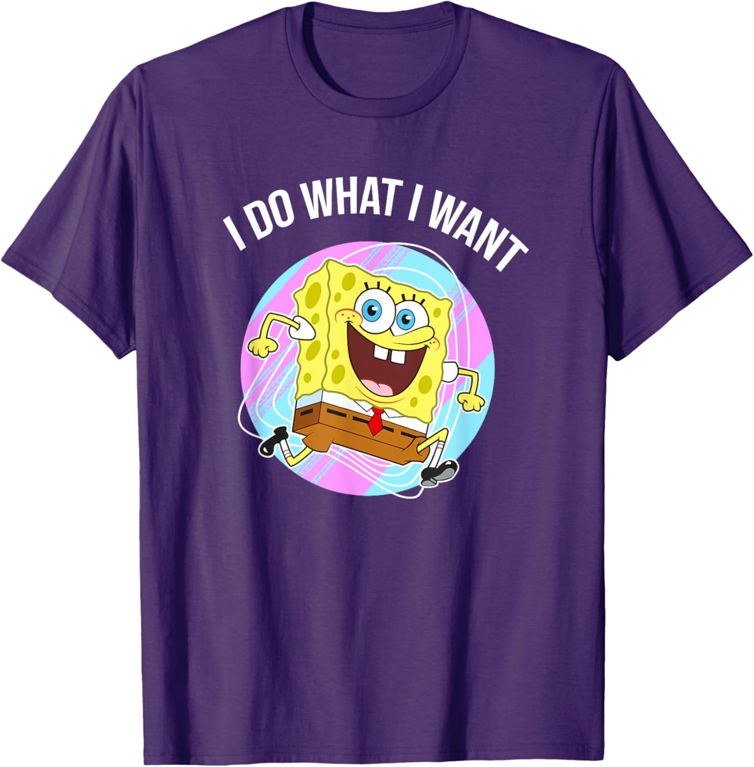 Mademark x SpongeBob SquarePants I Do What I Want T-Shirt for Fun Style - 4