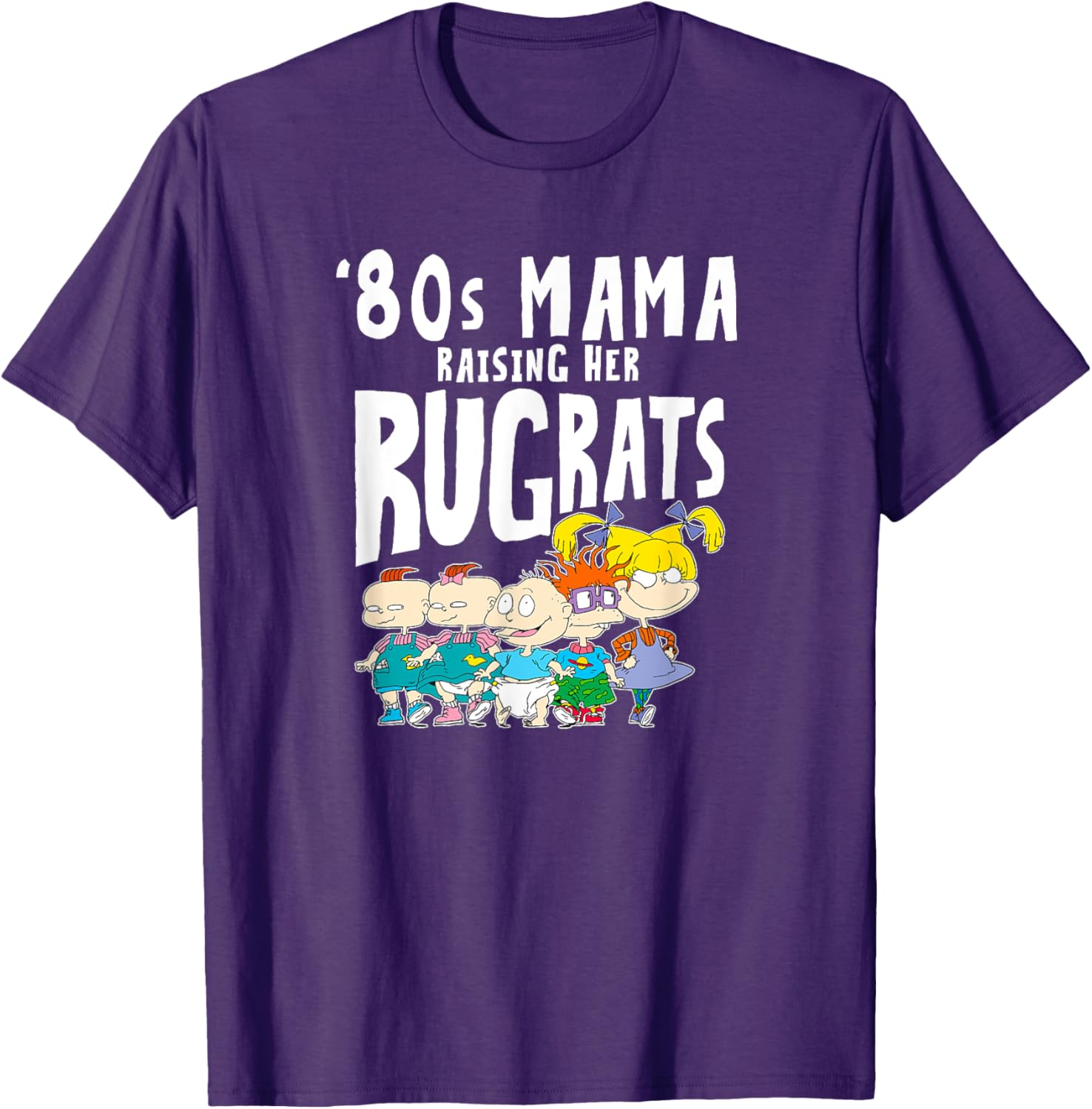 Mademark Rugrats 80s Mama Full Gang T-Shirt for Nostalgic Fans - 1