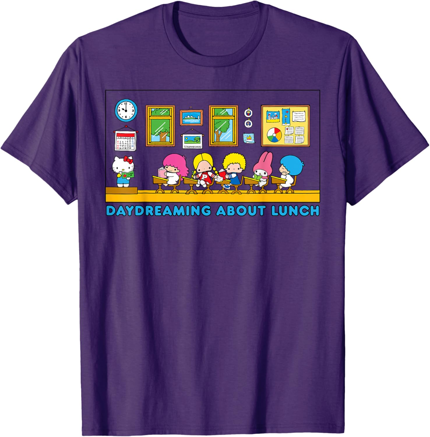 Hello Kitty and Friends Daydreaming Lunch T-Shirt for Fun Outfits - 11