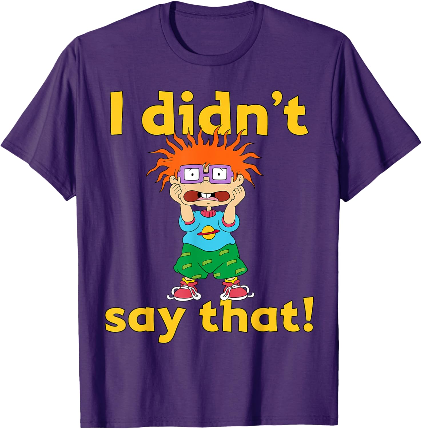 Mademark x Rugrats Chuckie Finster I Didn't Say That T-Shirt for Fans - 3