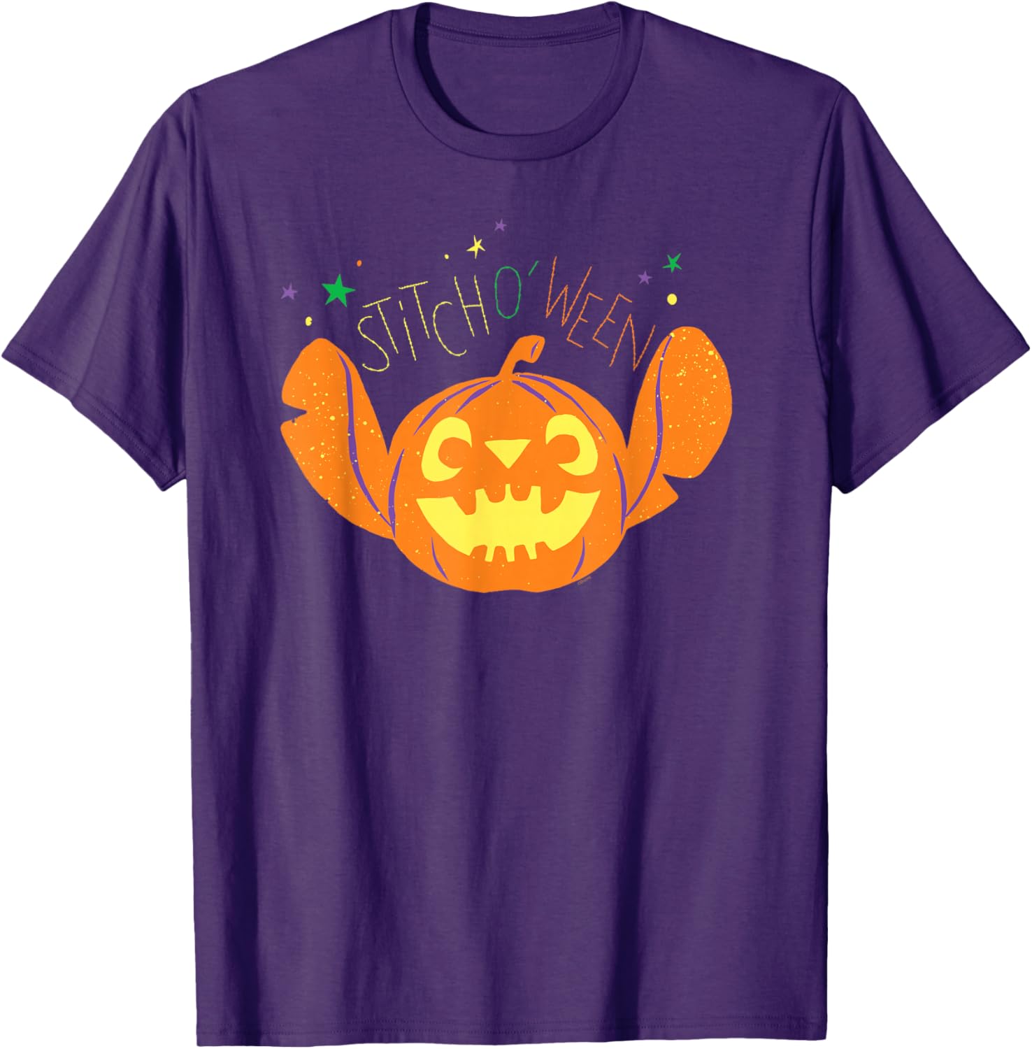 Lilo & Stitch Halloween T-Shirt Jack o' Lantern Design for Fun O'ween Celebrations - 14