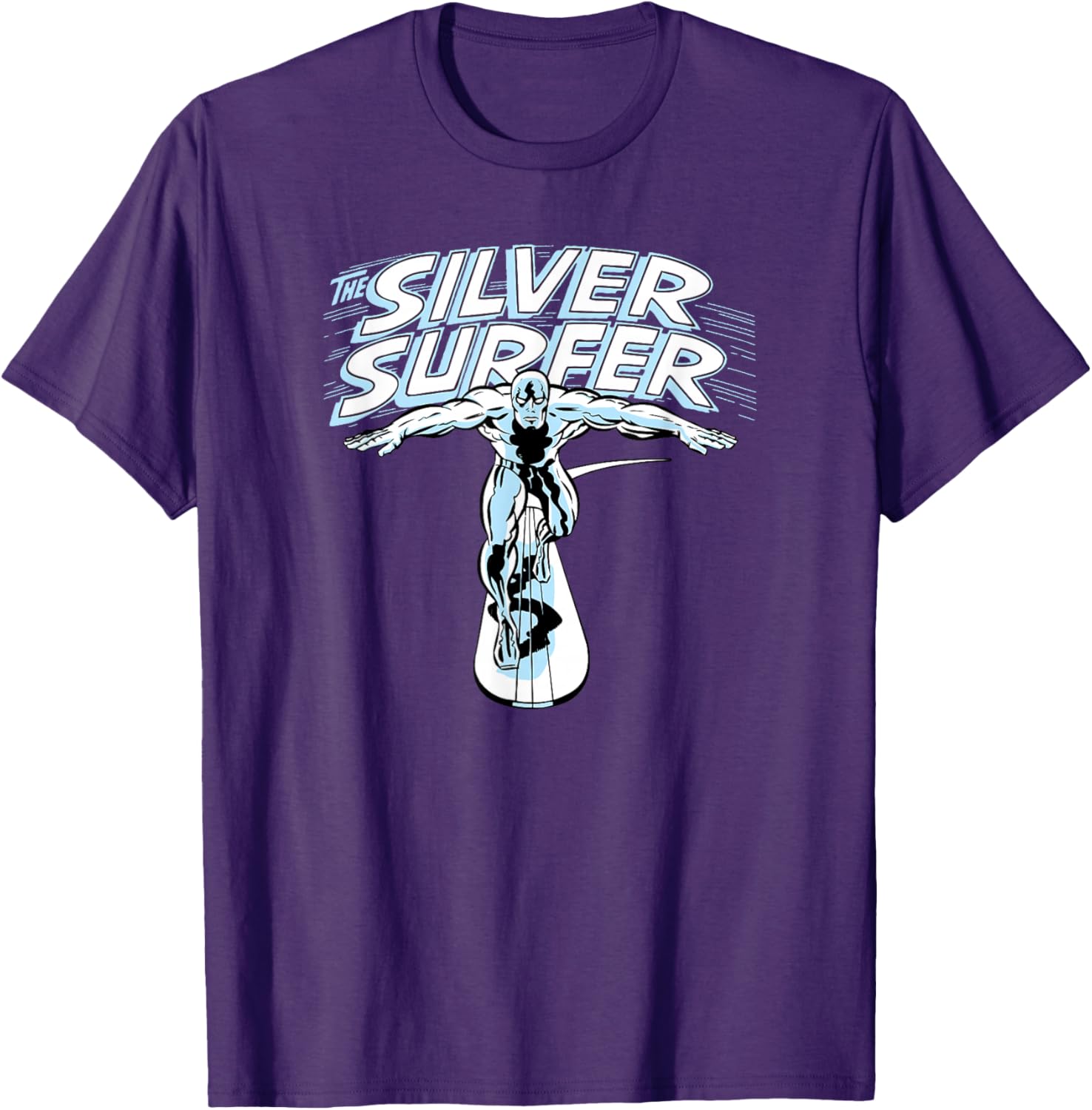 Vintage Marvel Fantastic Four Silver Surfer Portrait T-Shirt for Fans - 11