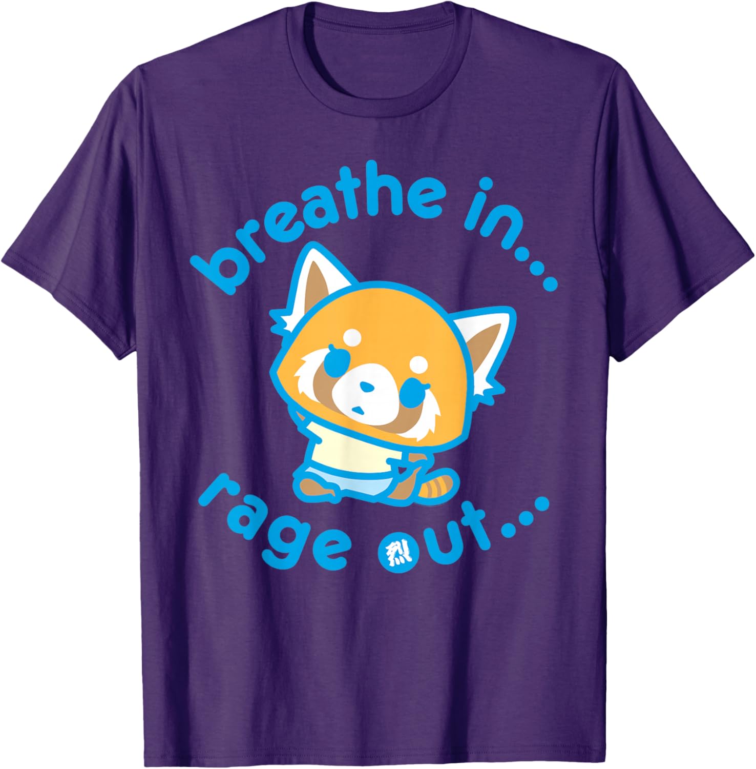 Aggretsuko Yoga Breathe In Rage Out T-Shirt for Fans and Yoga Lovers - 13