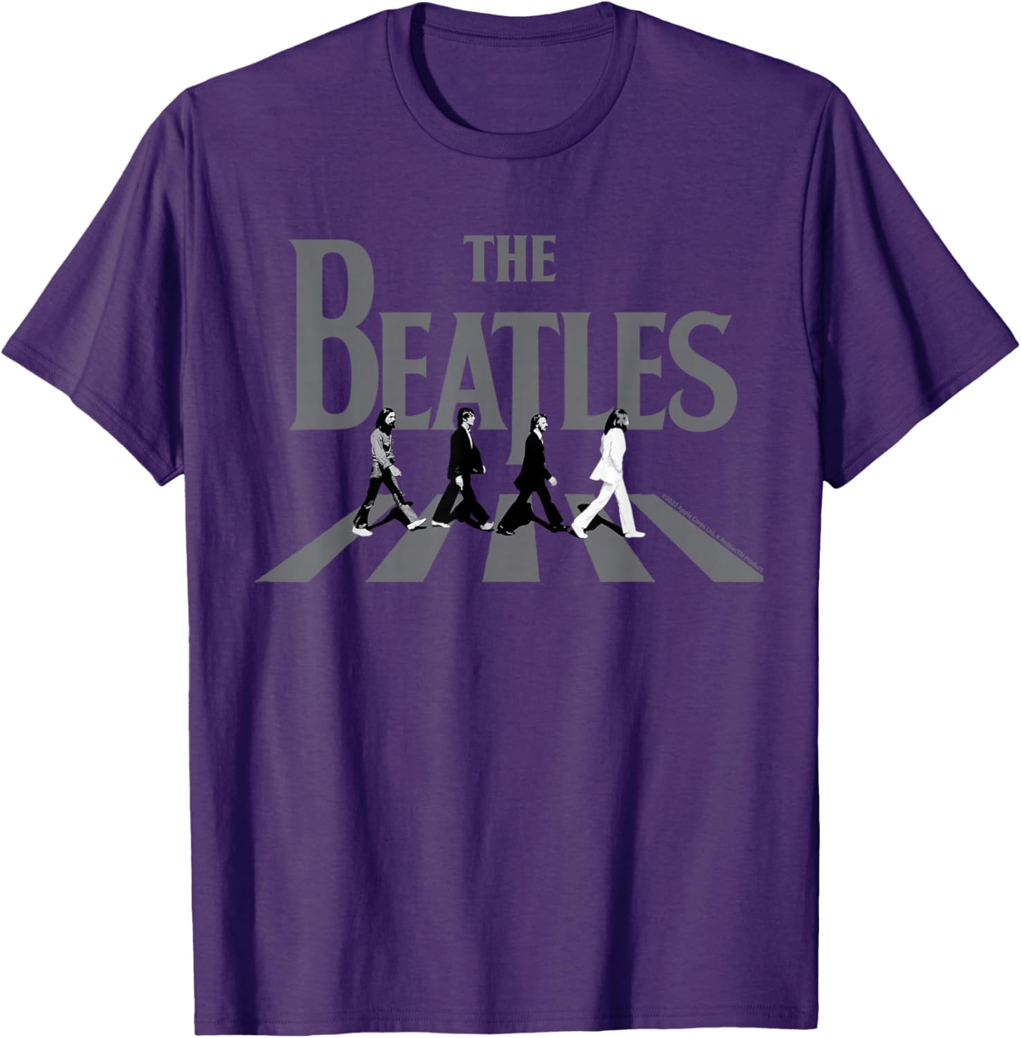 The Beatles Abbey Road Greyscale T-Shirt for Music Lovers - 8