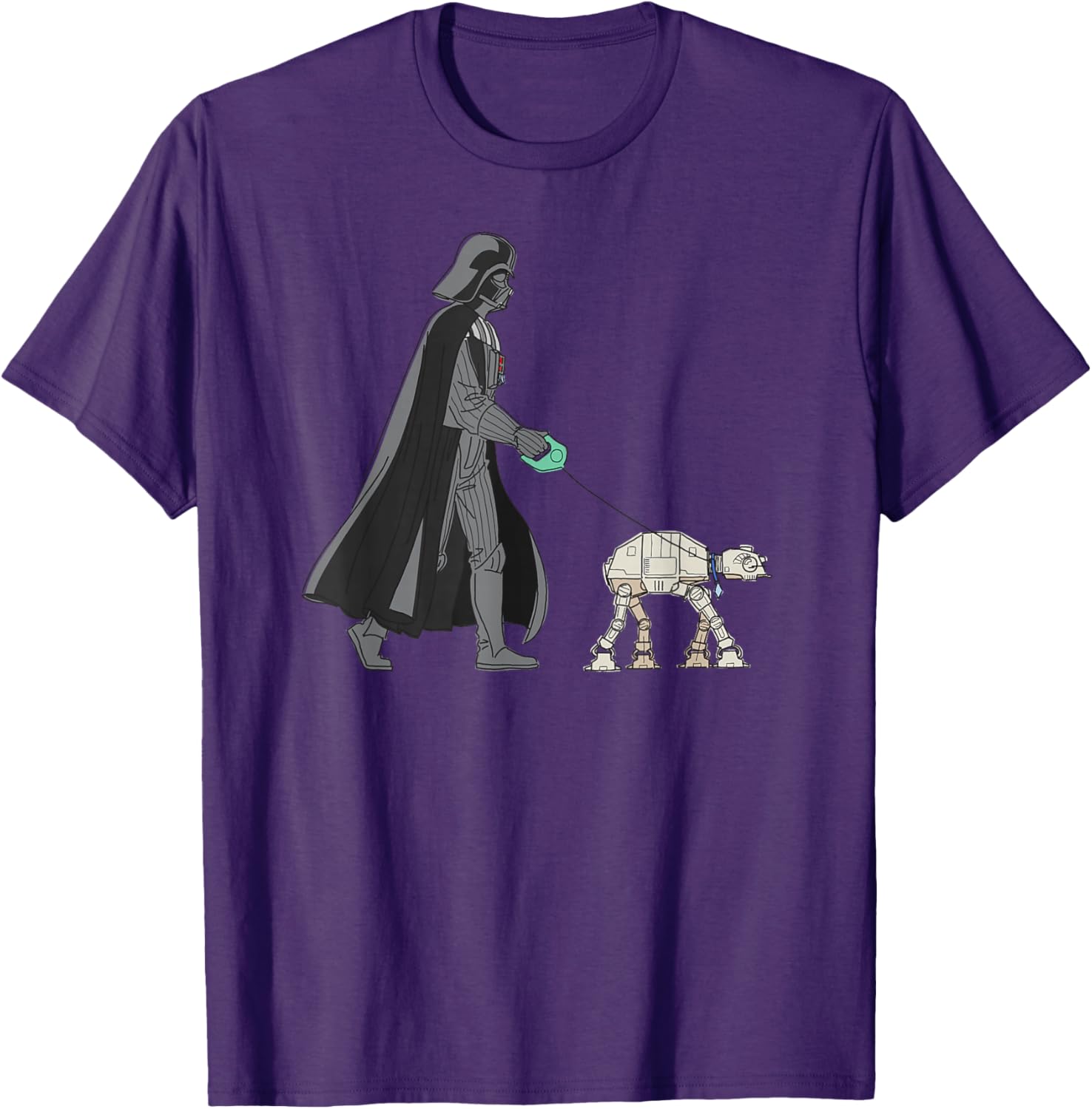 Darth Vader Dog Walker Meme T-Shirt for Star Wars Fans and Pets Lovers - 21