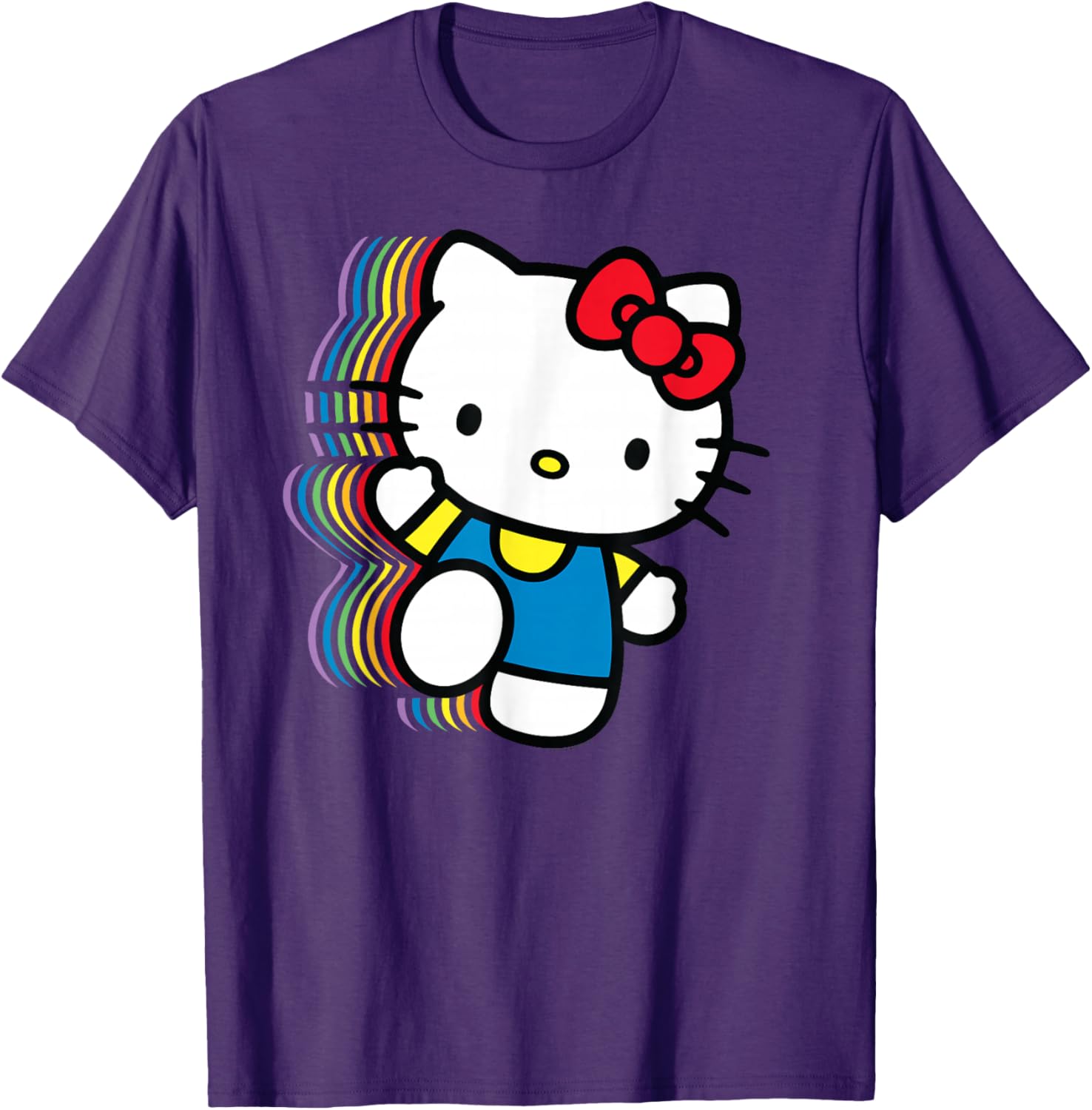 Hello Kitty Rainbow T-Shirt for Kids - Cute and Colorful Fashion Wear - 10