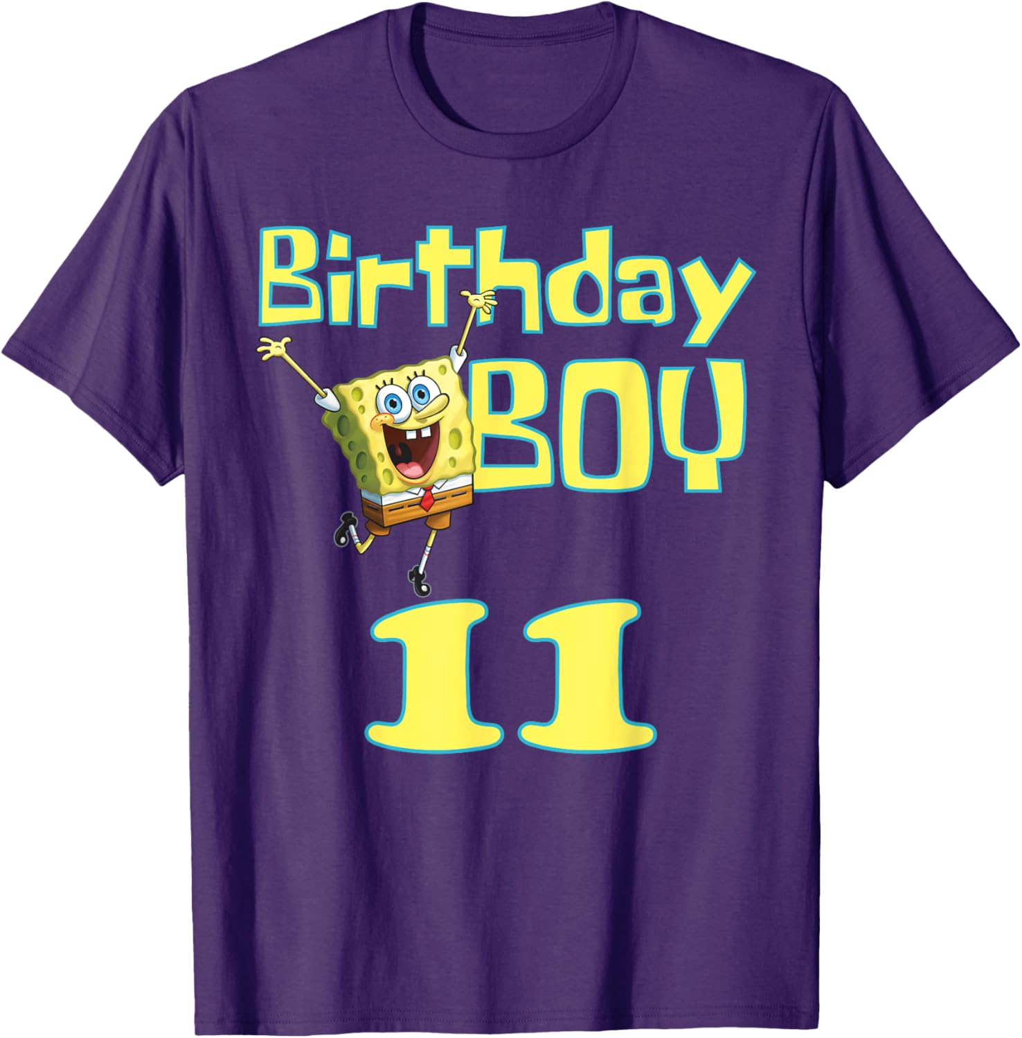SpongeBob SquarePants Birthday Boy 11 T-Shirt for Fun Celebrations - 7
