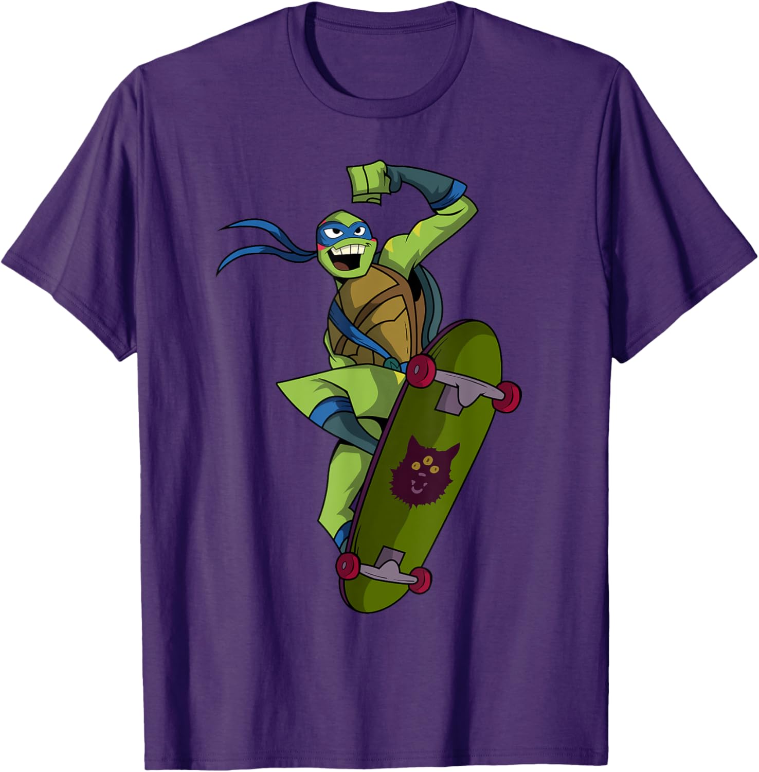 Mademark Teenage Mutant Ninja Turtles Leonardo Skateboard T-Shirt for Kids - 25