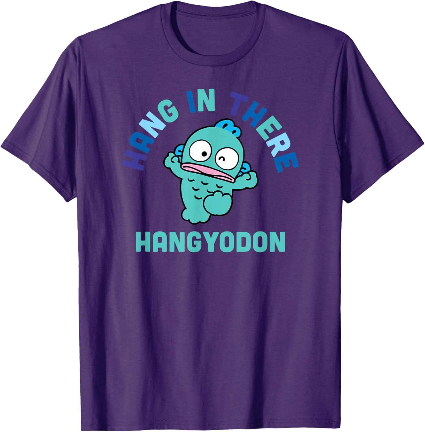 Hangyodon Hang in There T-Shirt Cute Graphic Tee for Everyday Wear - 5