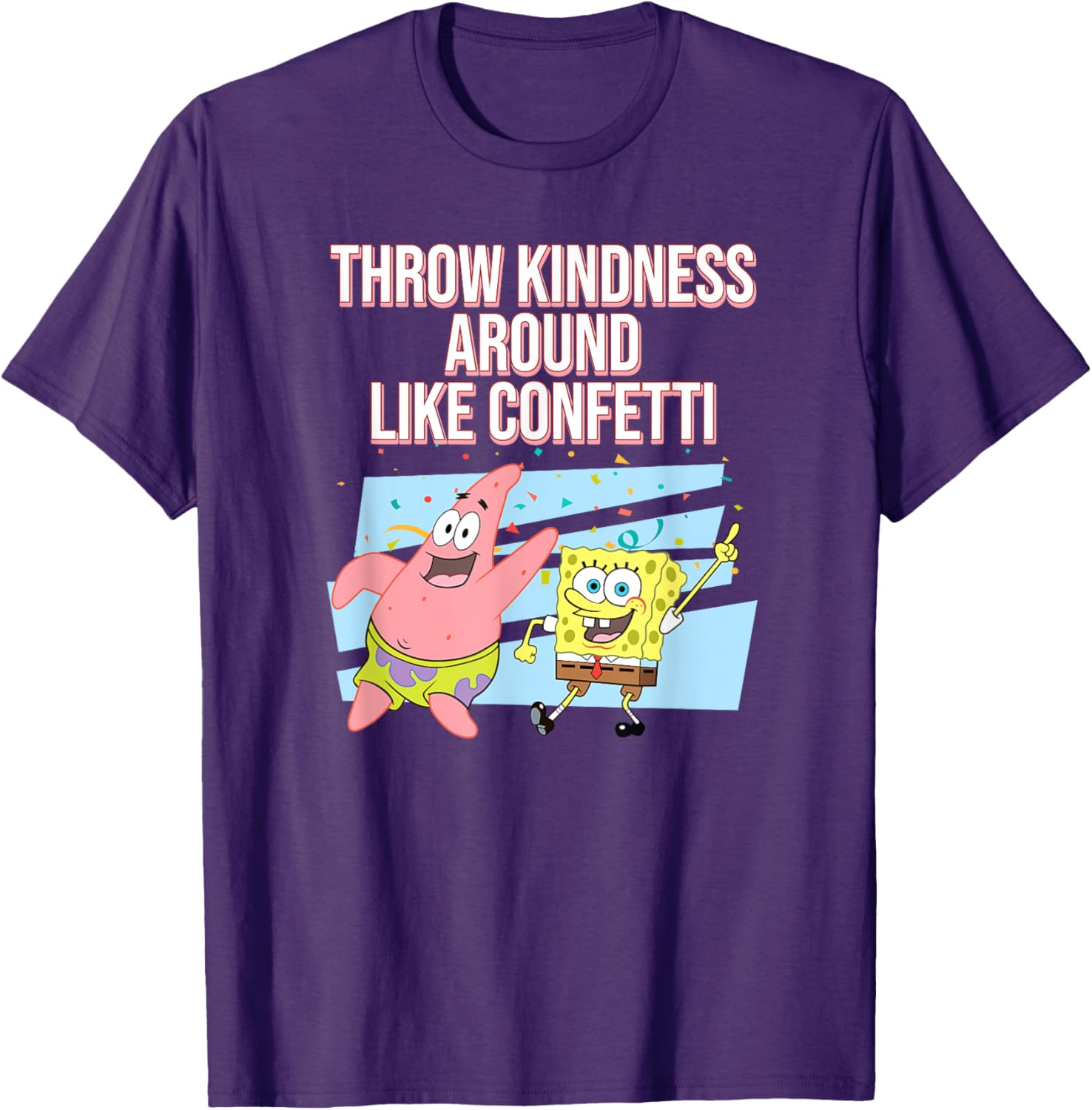 Mademark SpongeBob SquarePants Kindness Confetti T-Shirt for Fun Style - 3
