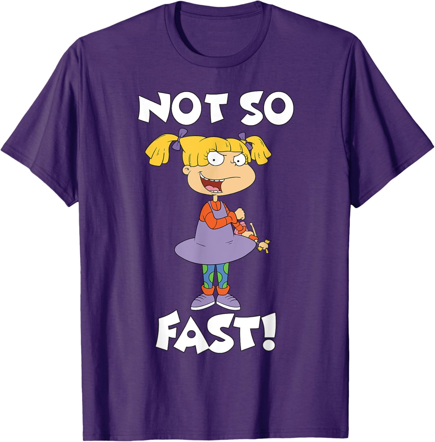 Mademark Rugrats Angelica Pickles Not So Fast T-Shirt for Kids - 6