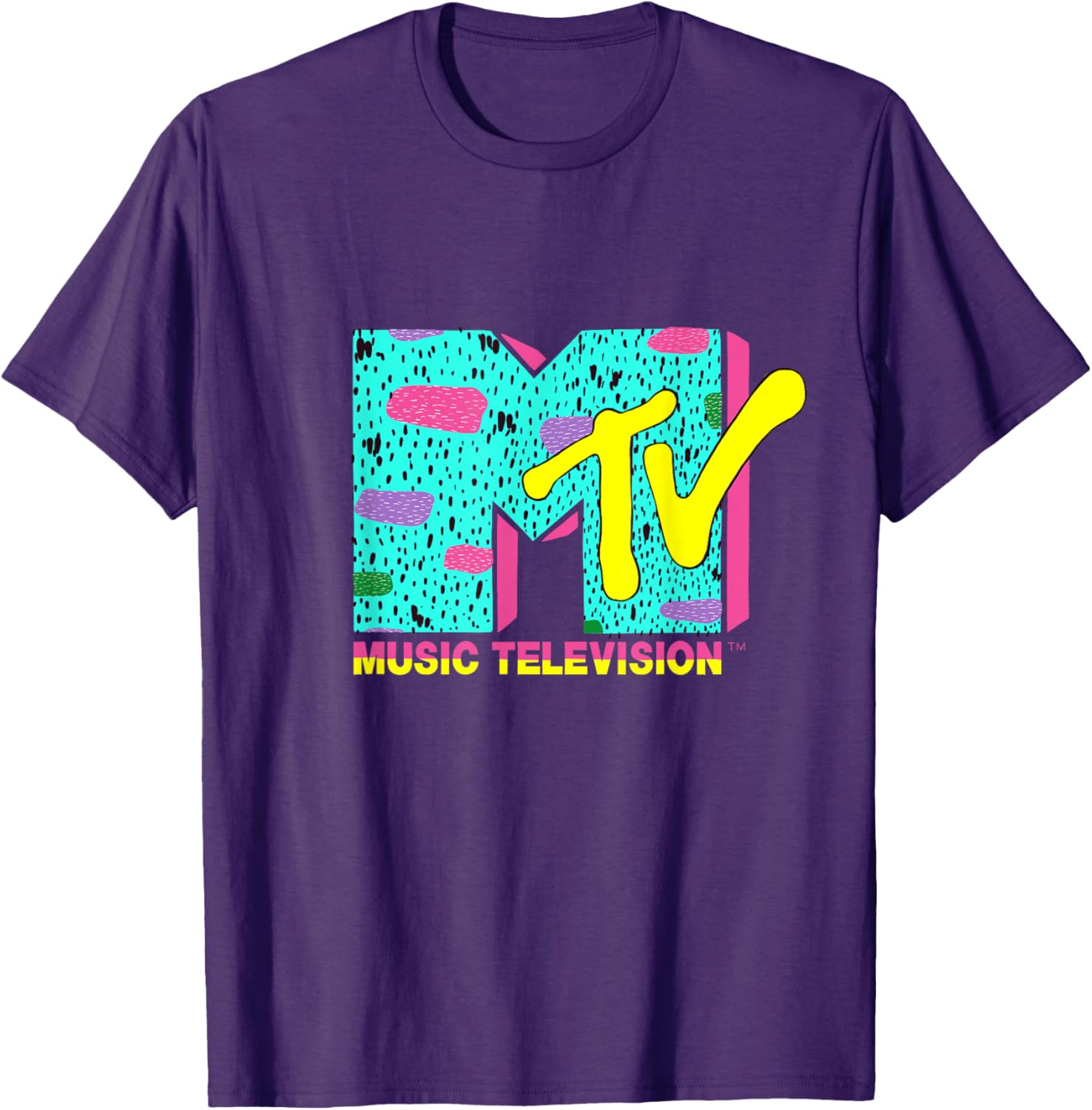 Vibrant Mademark x MTV Logo T-Shirt with Funky Design for Enthusiasts - 17