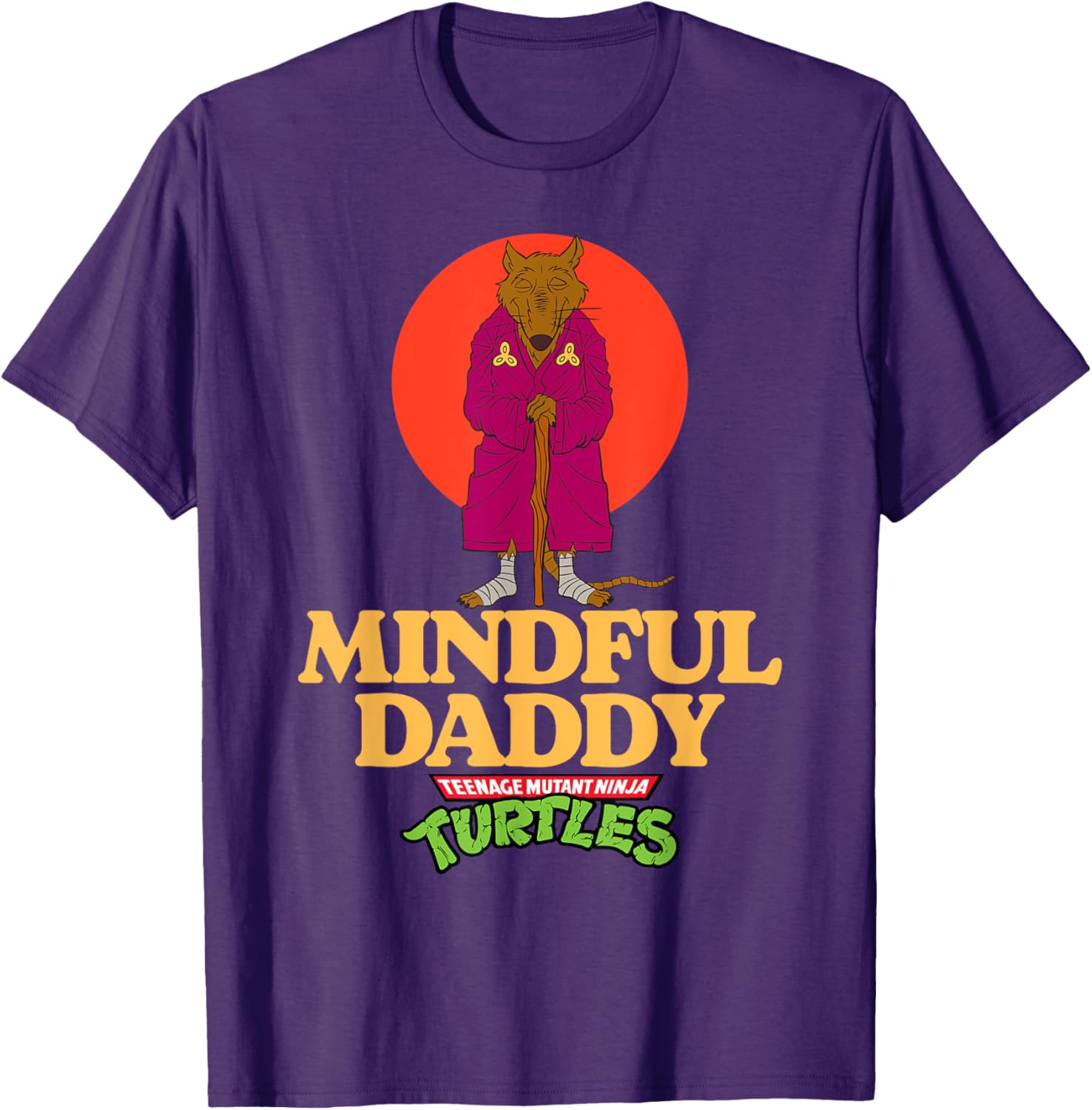 Mindful Daddy Splinter TMNT Father's Day T-Shirt for Super Dads - 19