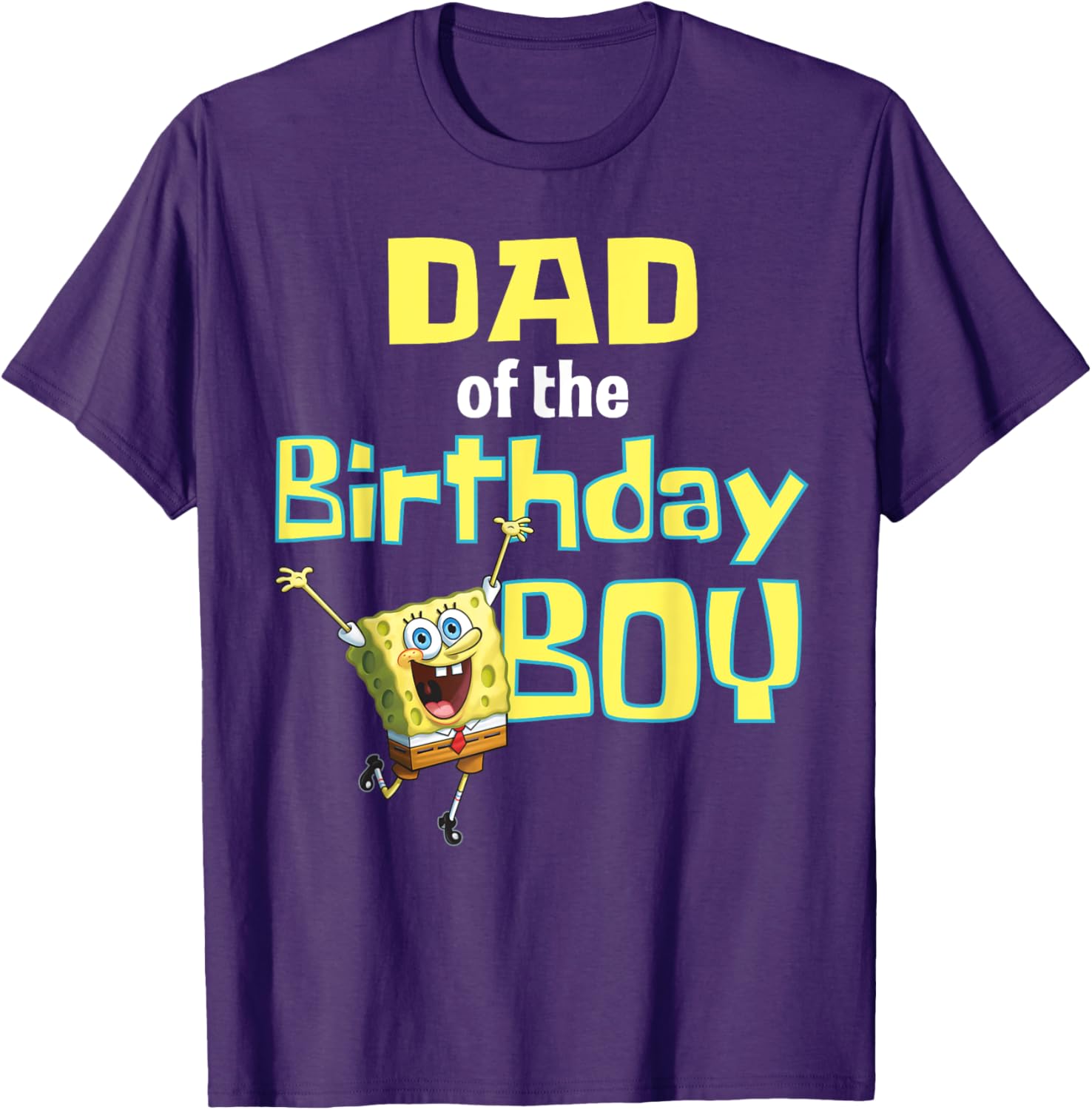 SpongeBob SquarePants Dad Of The Birthday Boy T-Shirt Fun Gift Idea - 5