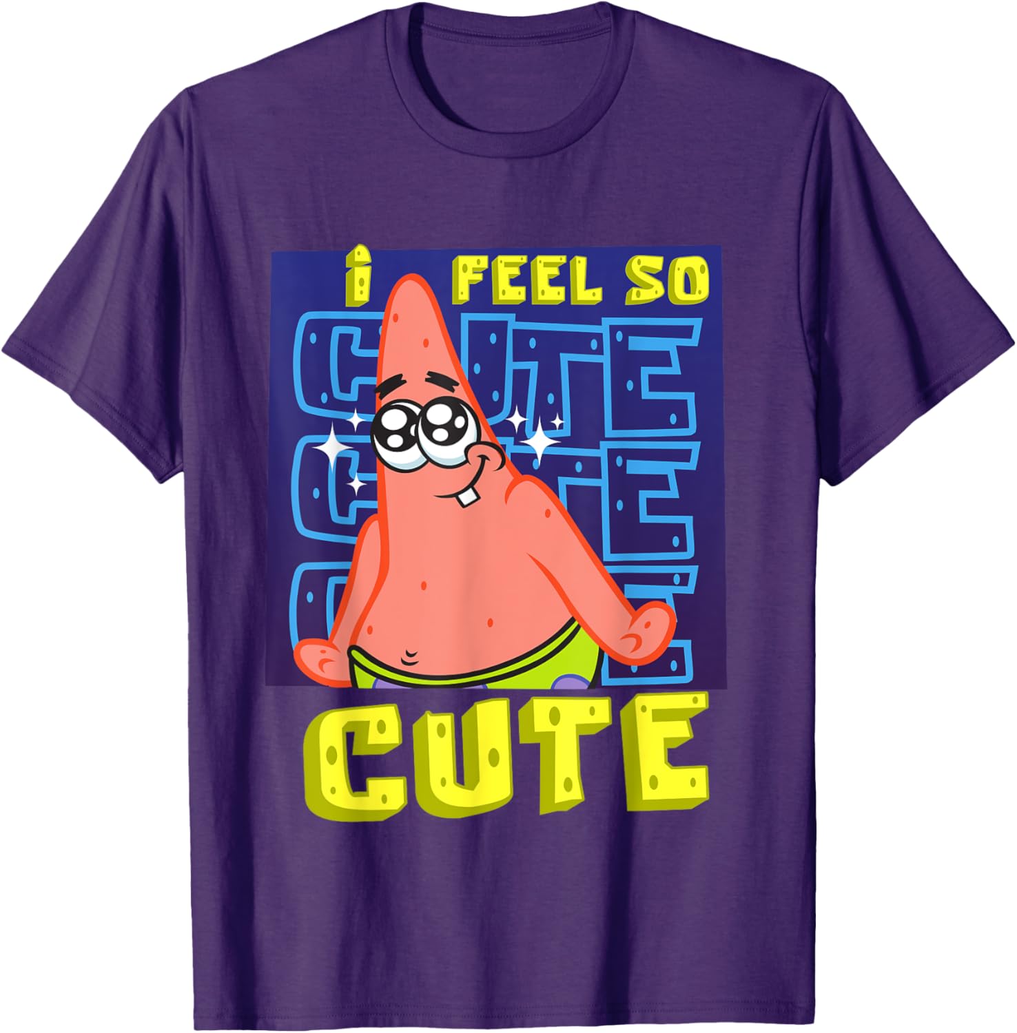 Mademark SpongeBob I Feel So Cute Patrick Star Baby T-Shirt for Kids - 9