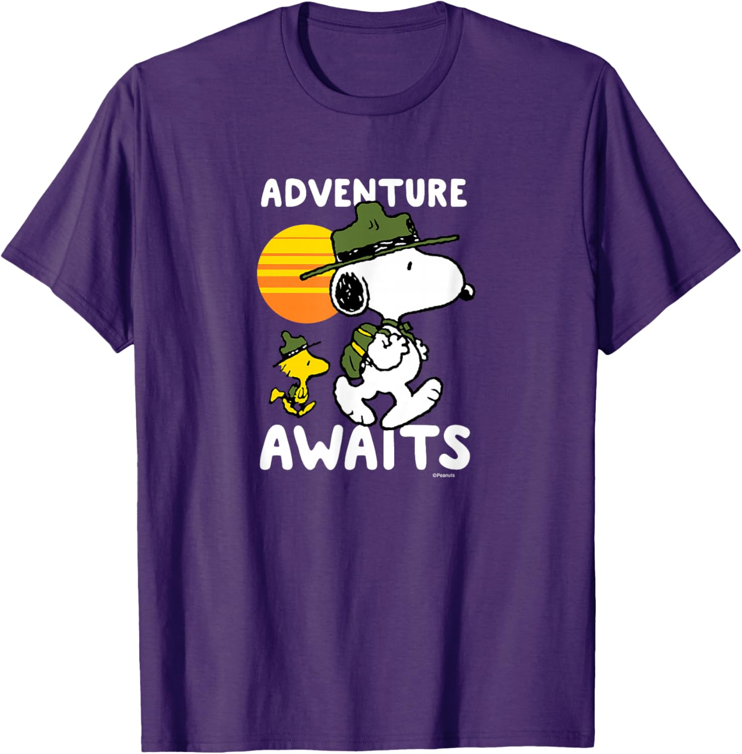 Peanuts Snoopy Adventure Awaits T-Shirt for Fun-Loving Fans - 5