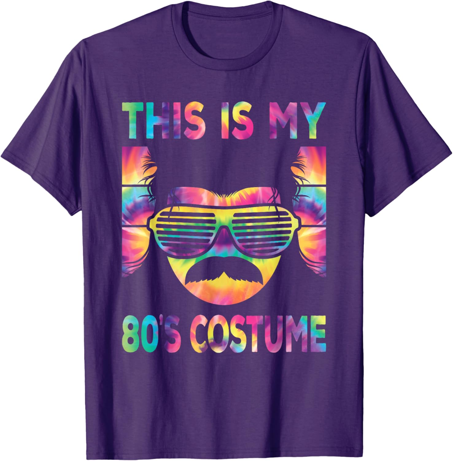 Retro 80s Costume T-Shirt for Men Disco Party Outfits Fashion - 9