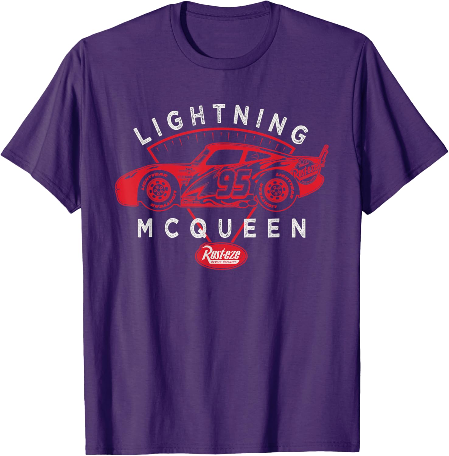 Lightning McQueen Rust-Eze Logo T-Shirt for Disney and Pixar Fans - 2