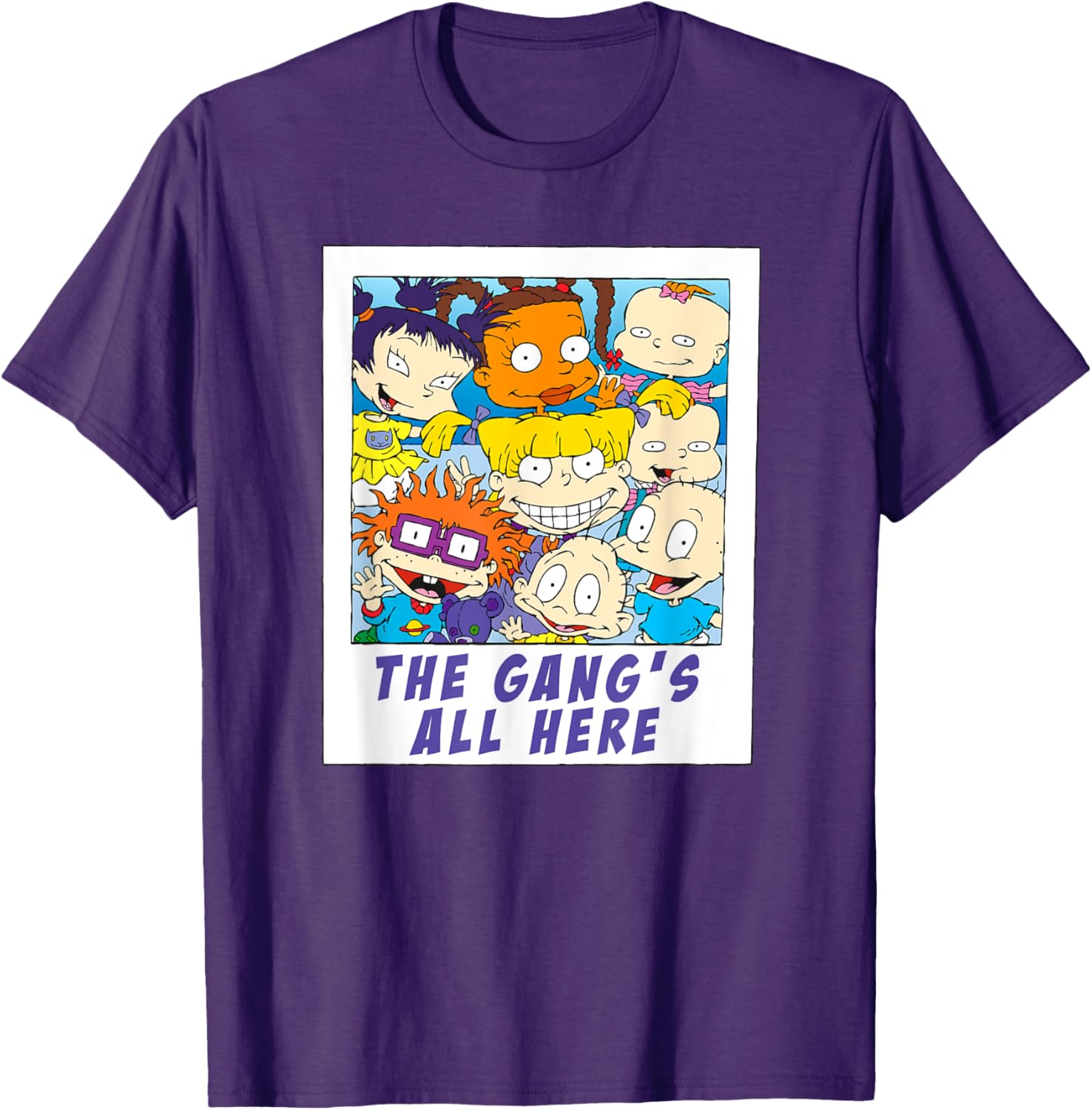 Mademark Rugrats Retro Photo T-Shirt Featuring Classic Cartoon Characters - 1