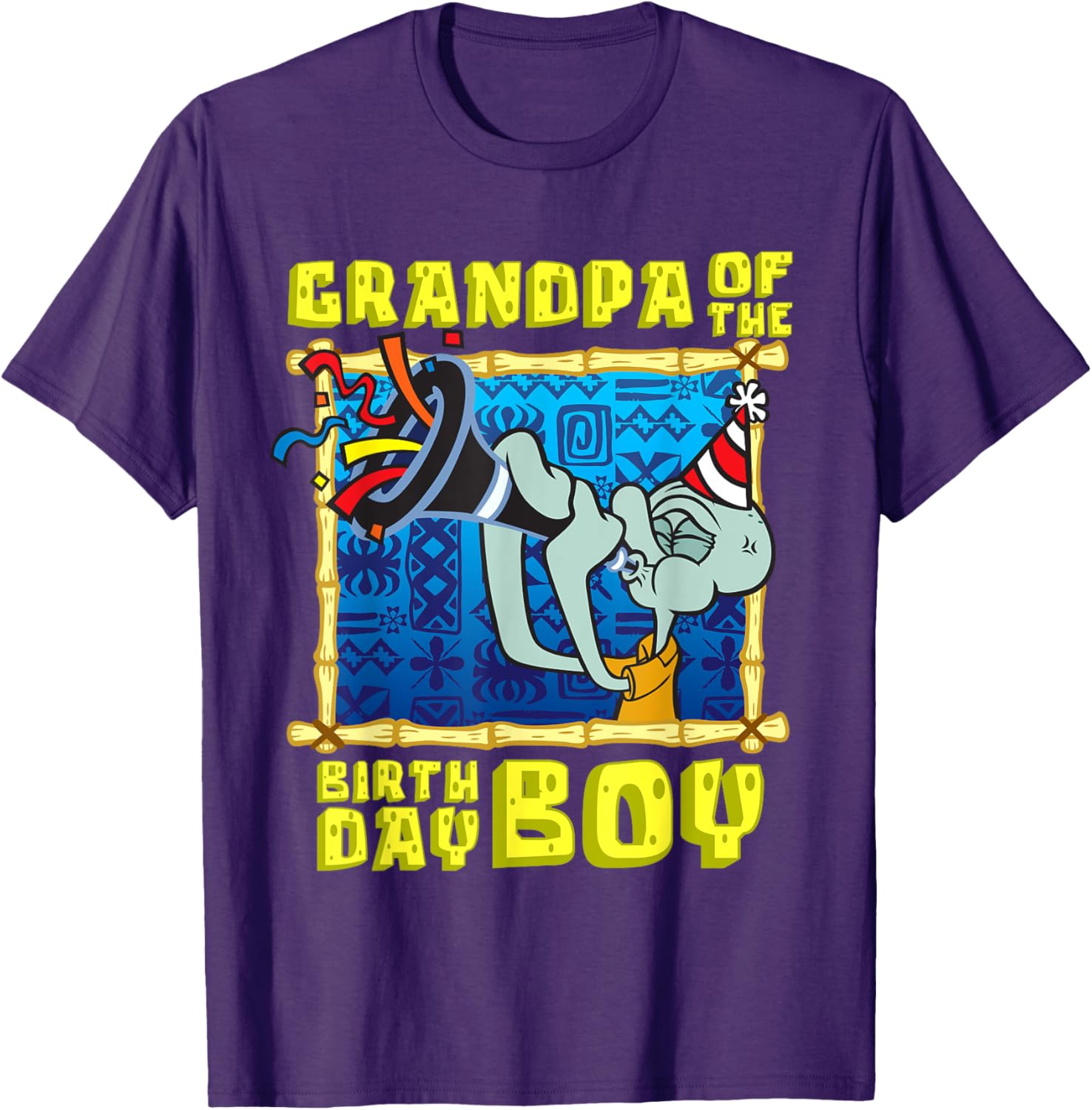 Mademark SpongeBob SquarePants Grandpa of the Birthday Boy T-Shirt - 18