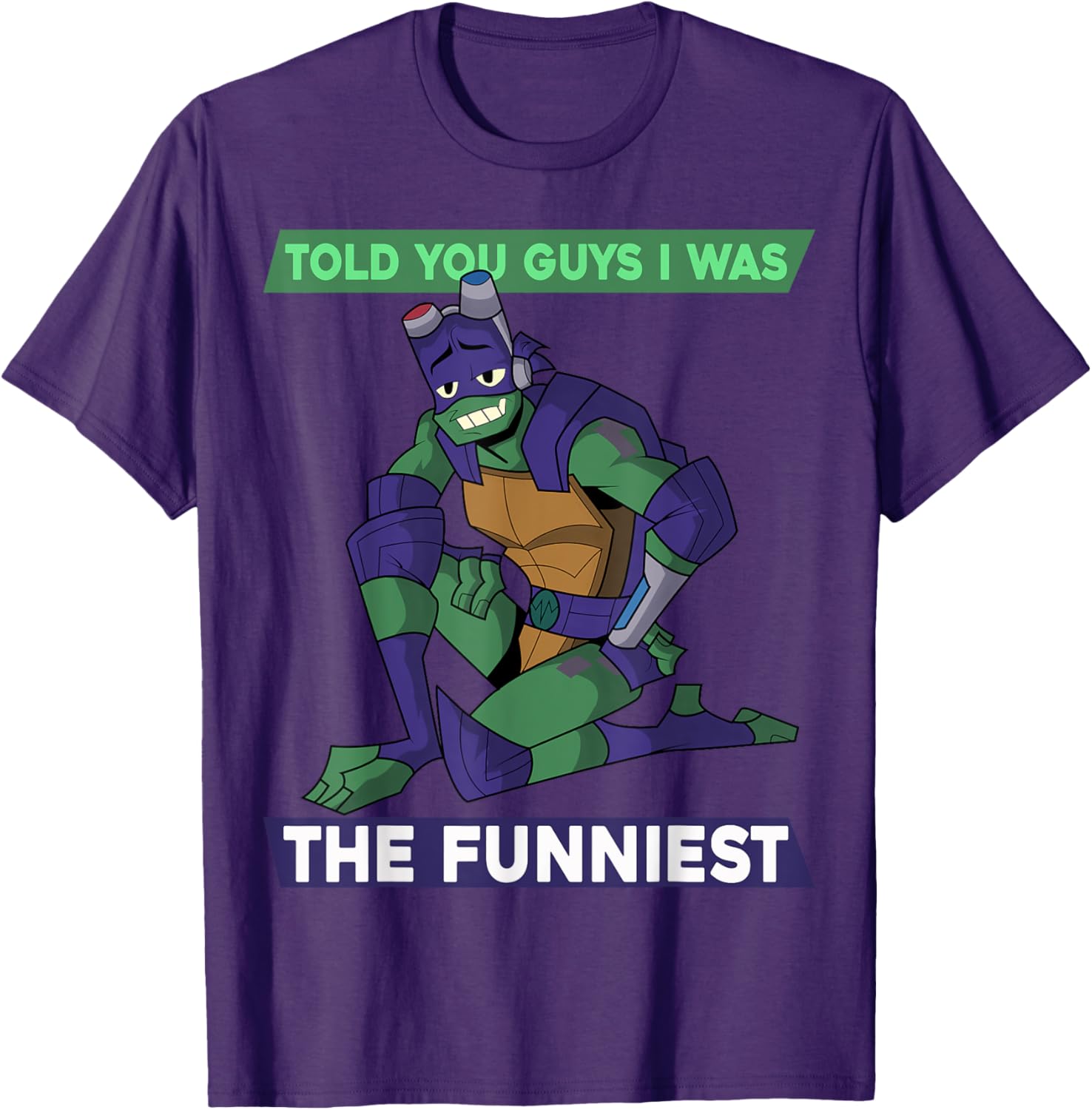 Mademark TMNT Donatello Funny Turtle T-Shirt for Fans of All Ages - 1