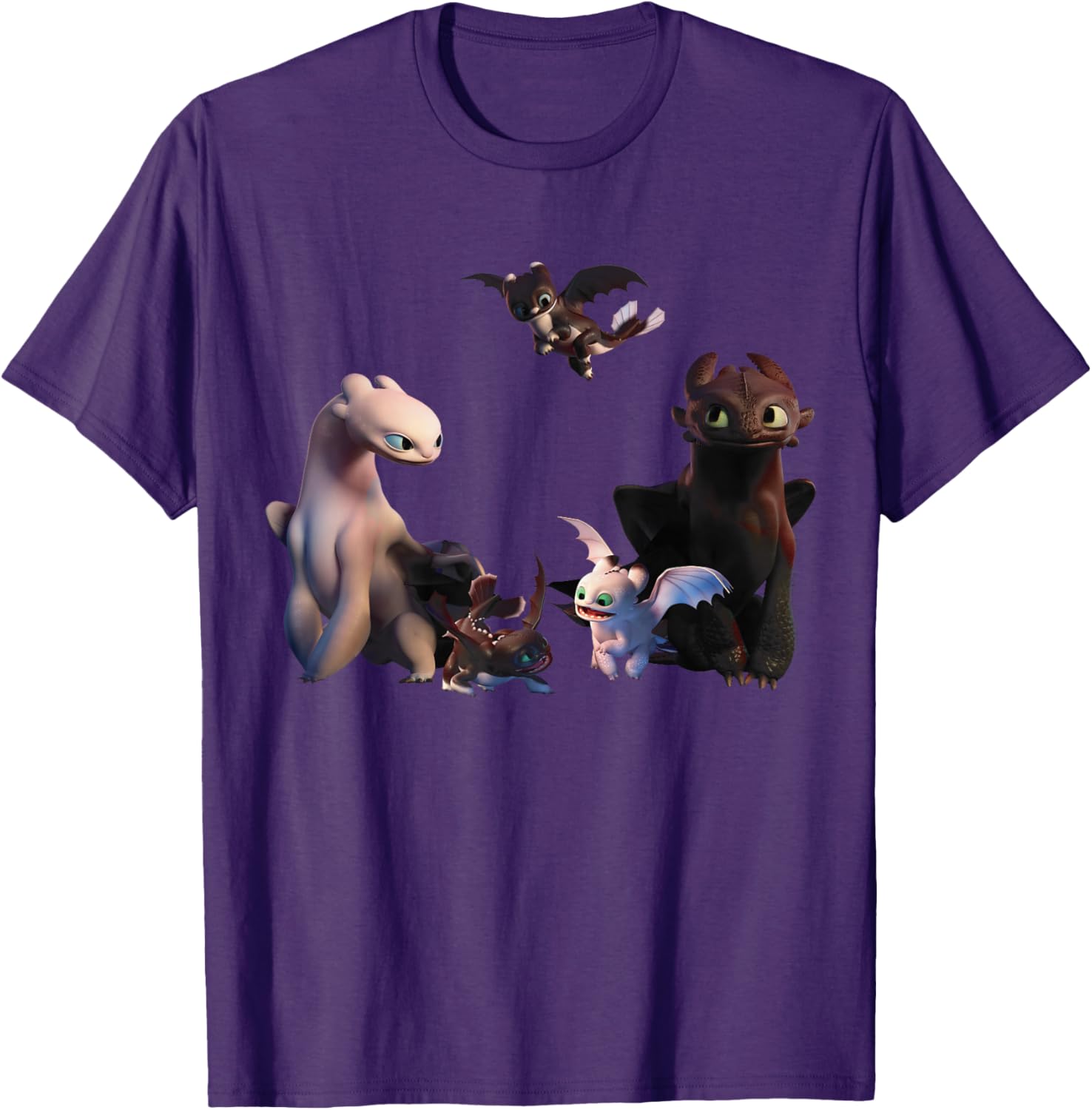 Night Fury Family T-Shirt from How to Train Your Dragon 3 - Perfect for Fans - 3