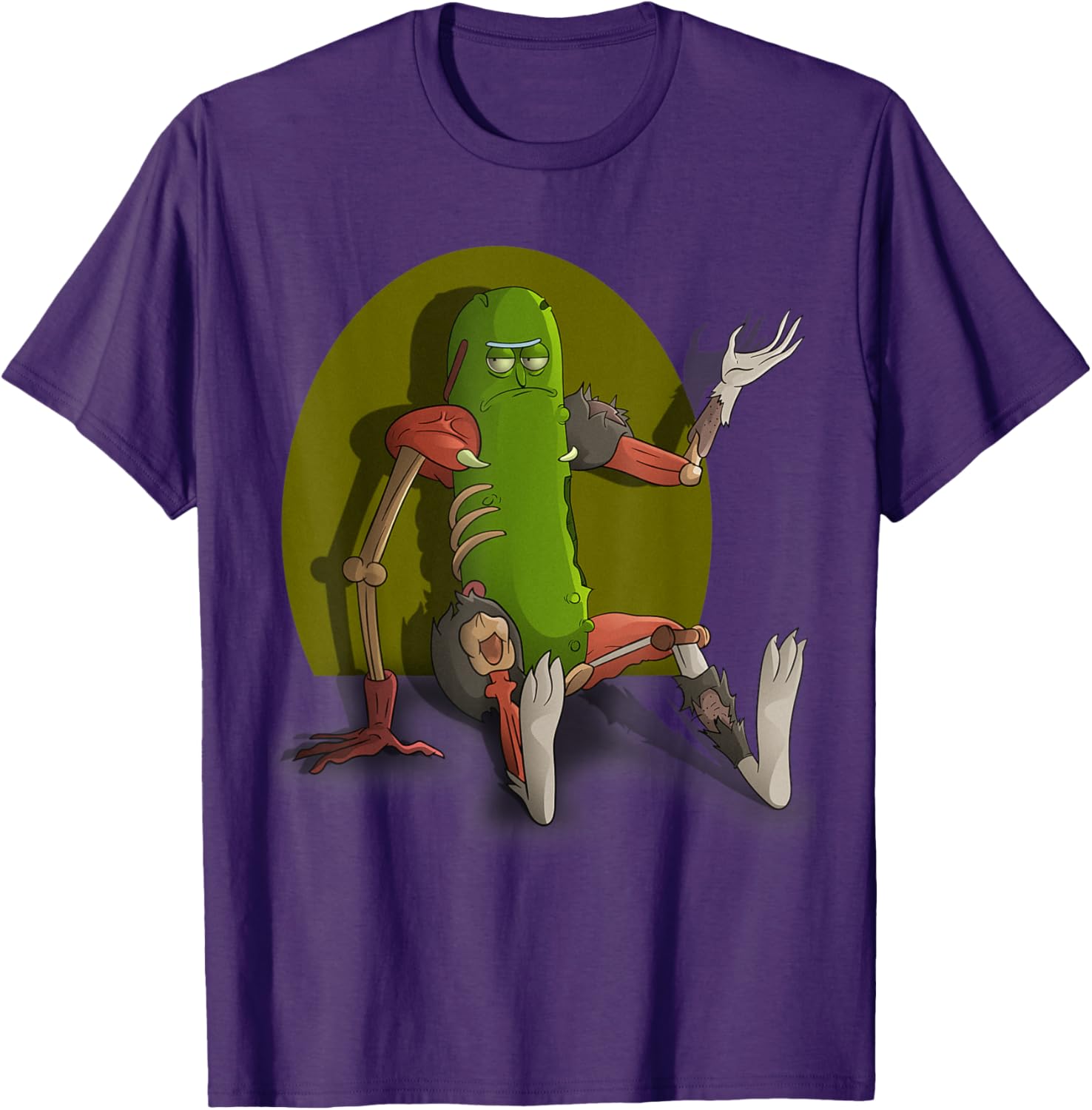 Mademark x Rick and Morty Pickle Rick Interview T-Shirt for Fans - 11