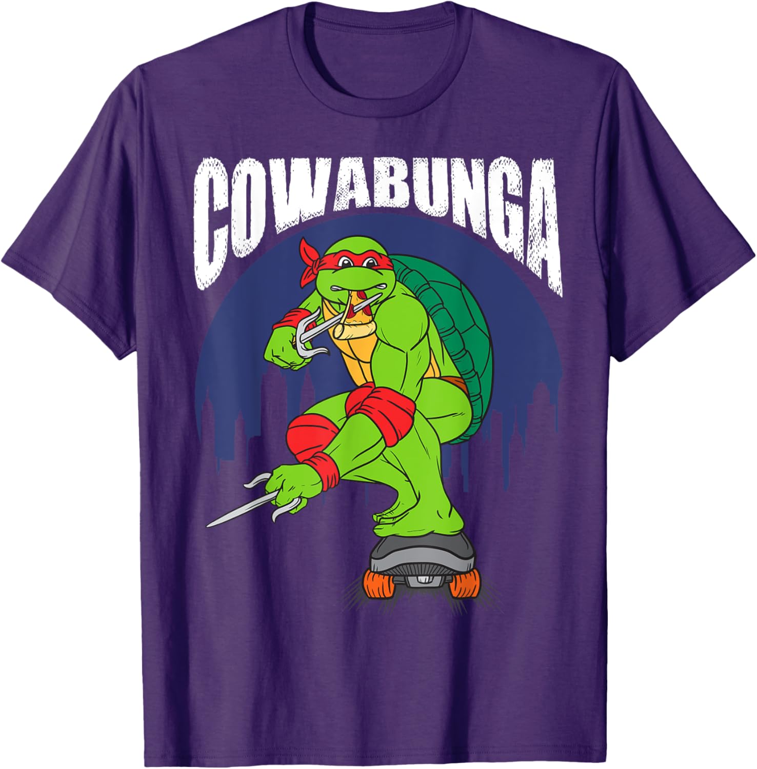 Mademark Teenage Mutant Ninja Turtles Cowabunga Raphael Pizza T-Shirt - 18