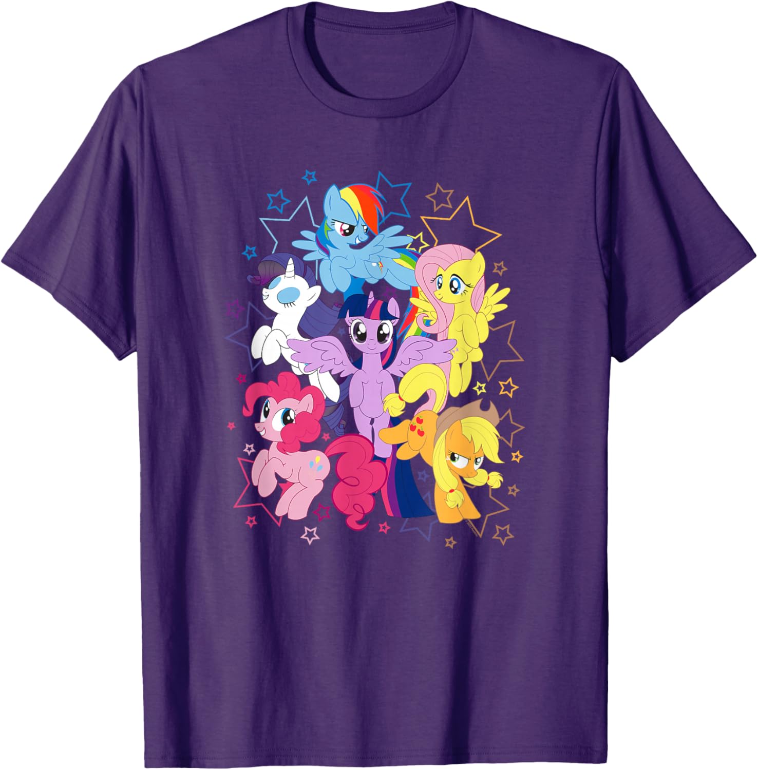 My Little Pony Friendship Is Magic Starry Group Shot T-Shirt for Fans - 4