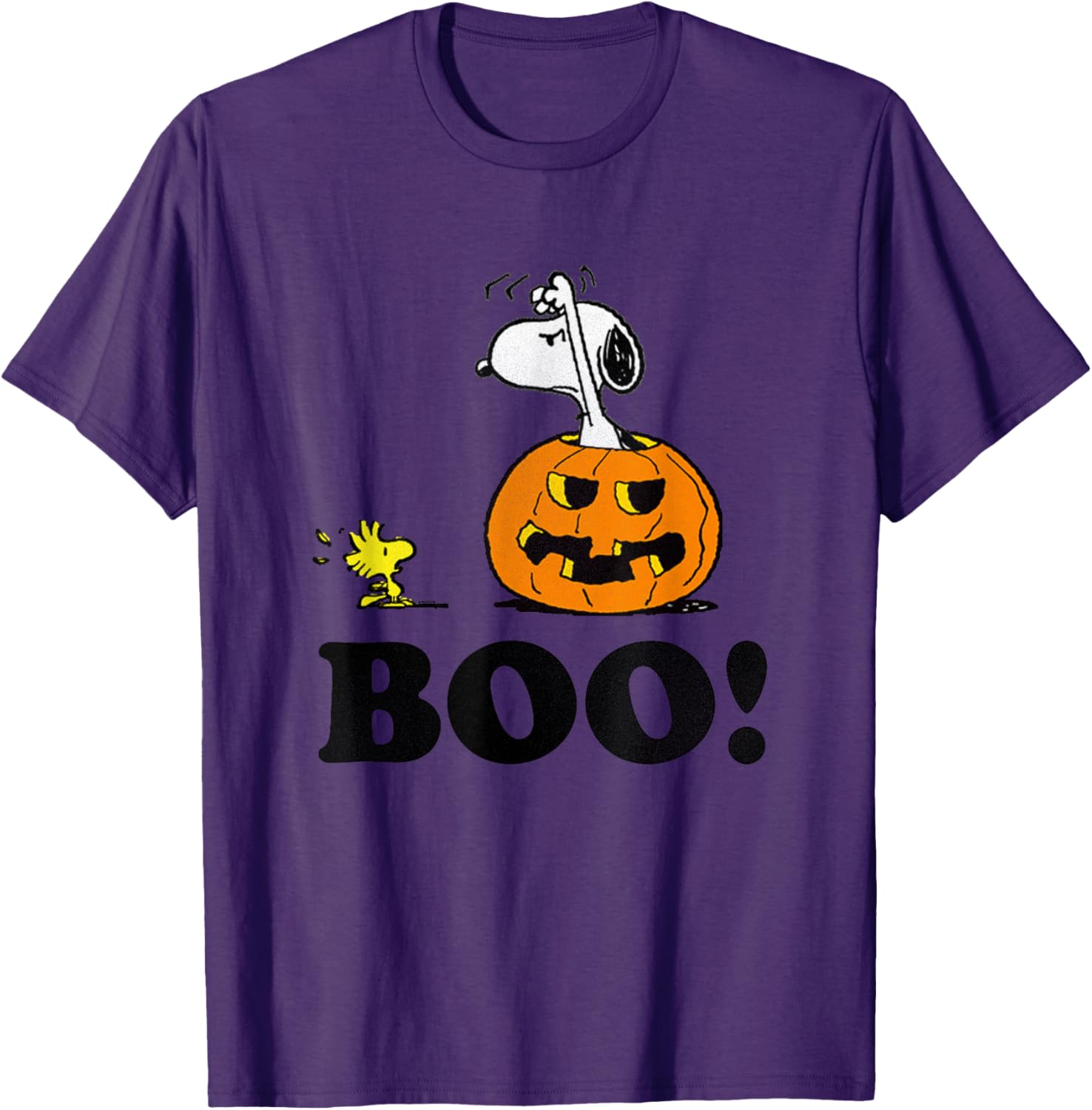 Peanuts Halloween Snoopy and Woodstock Boo T-Shirt for Kids and Adults - 11