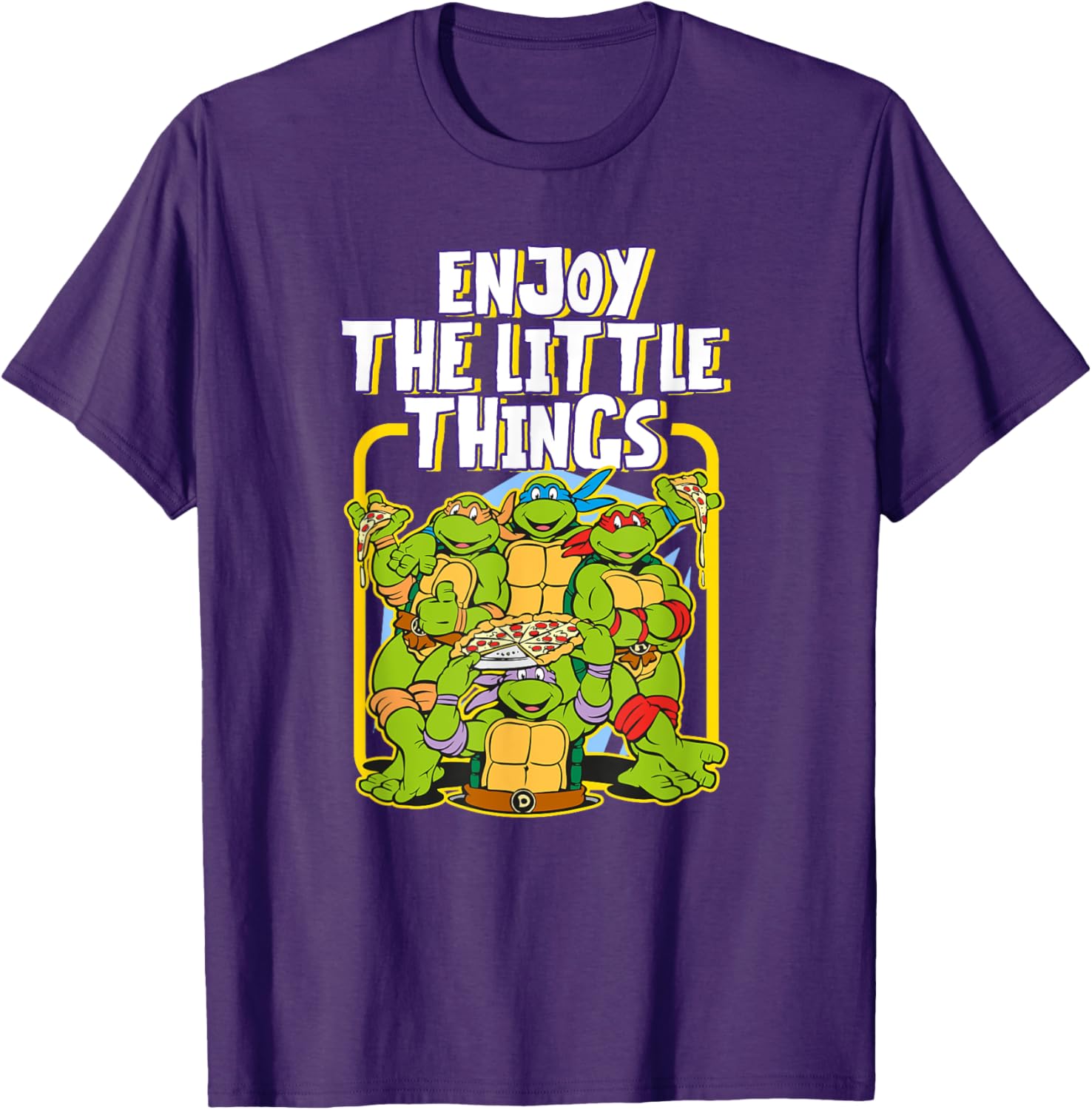 Mademark TMNT Enjoy the Little Things T-Shirt for Fun and Style - 1