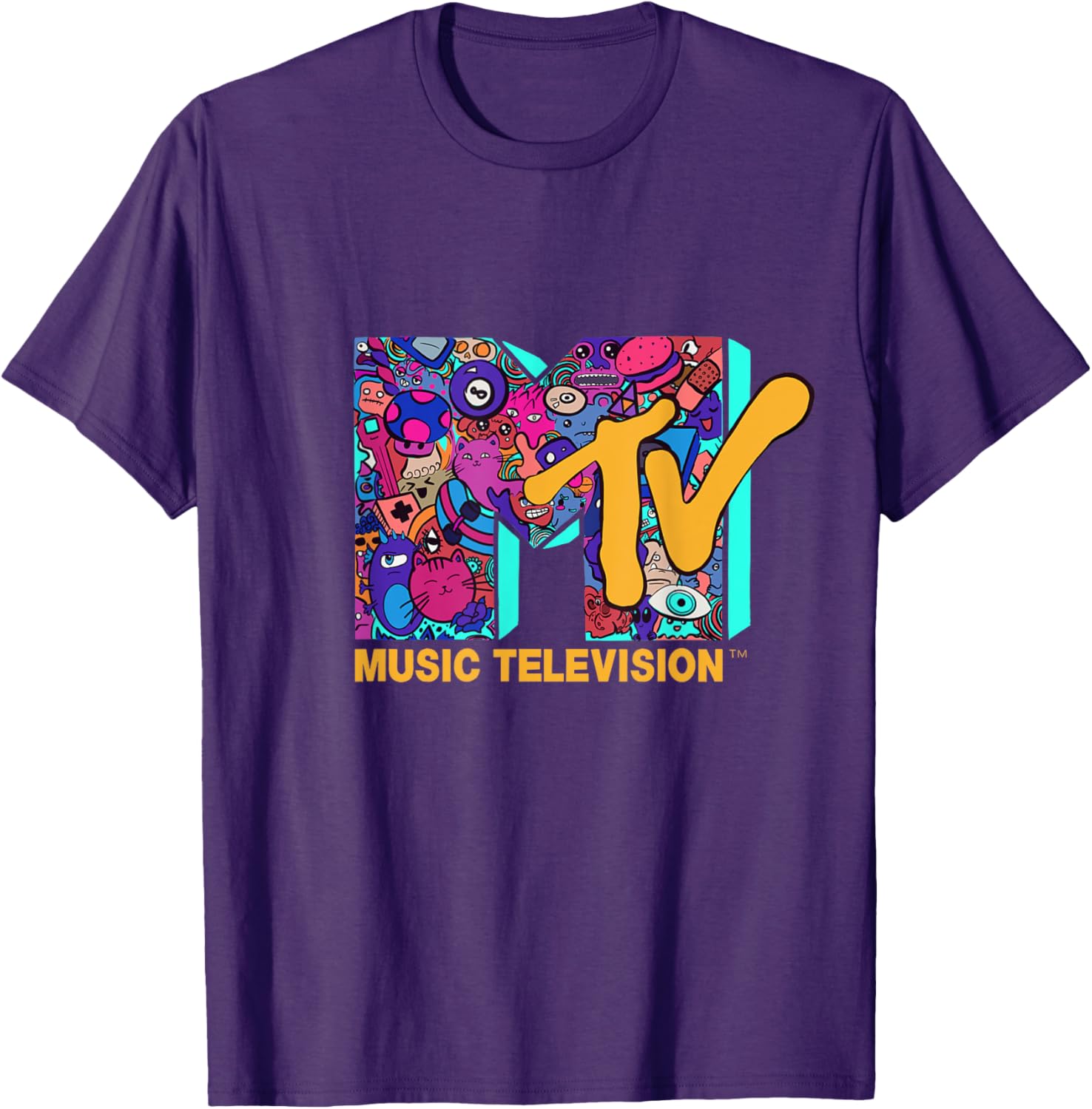 Mademark x MTV Official Logo T-Shirt in Modern Comic Style Design - 6