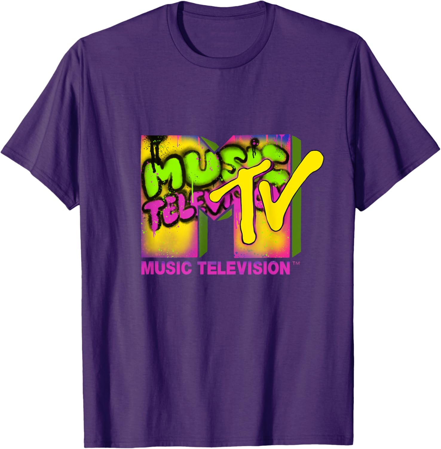 Mademark x MTV Official Logo Graffiti Tag T-Shirt for Music Lovers - 26