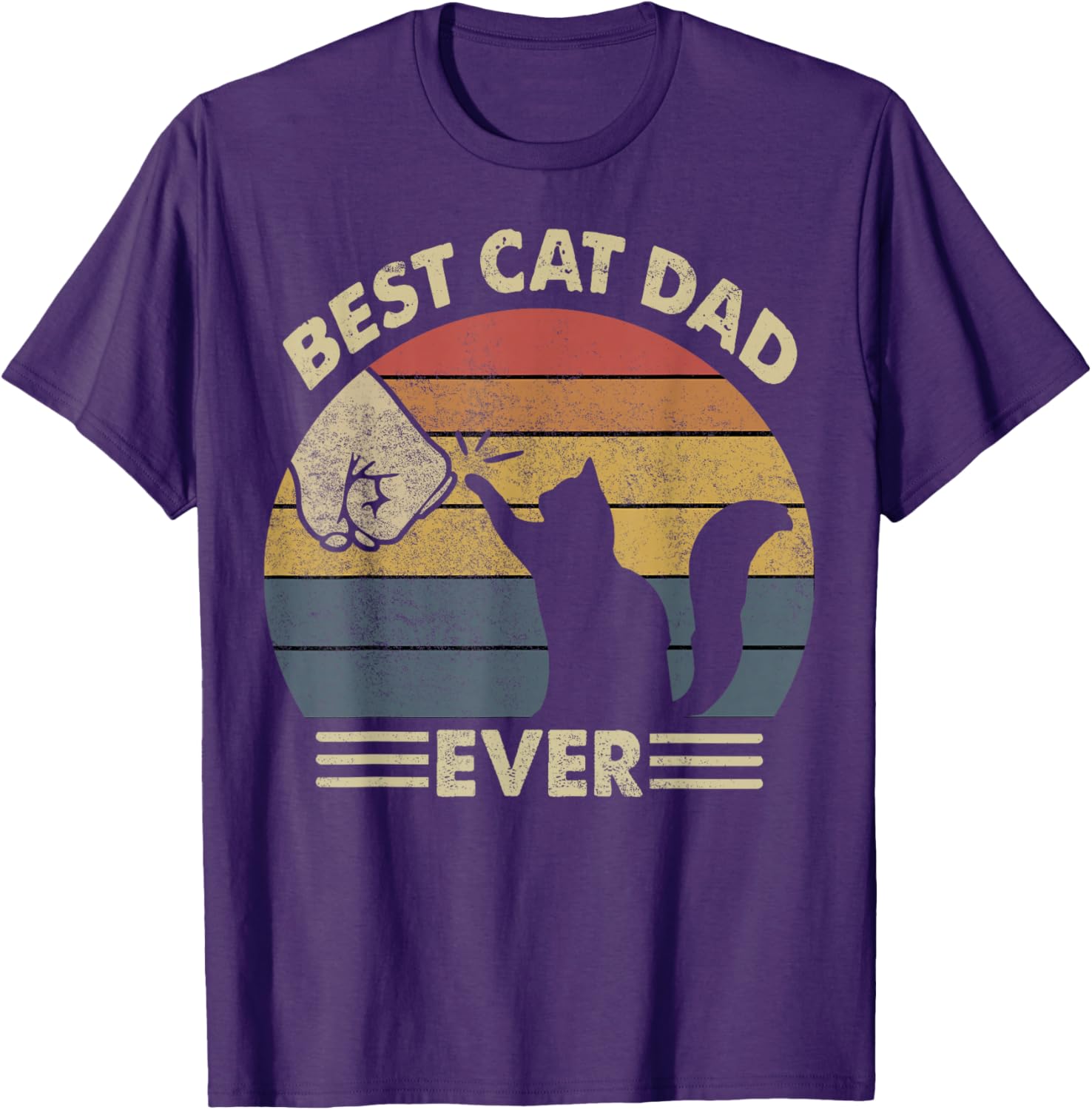 Funny Cat Dad T-Shirt for Men - Best Gift for Cat Lovers - 7