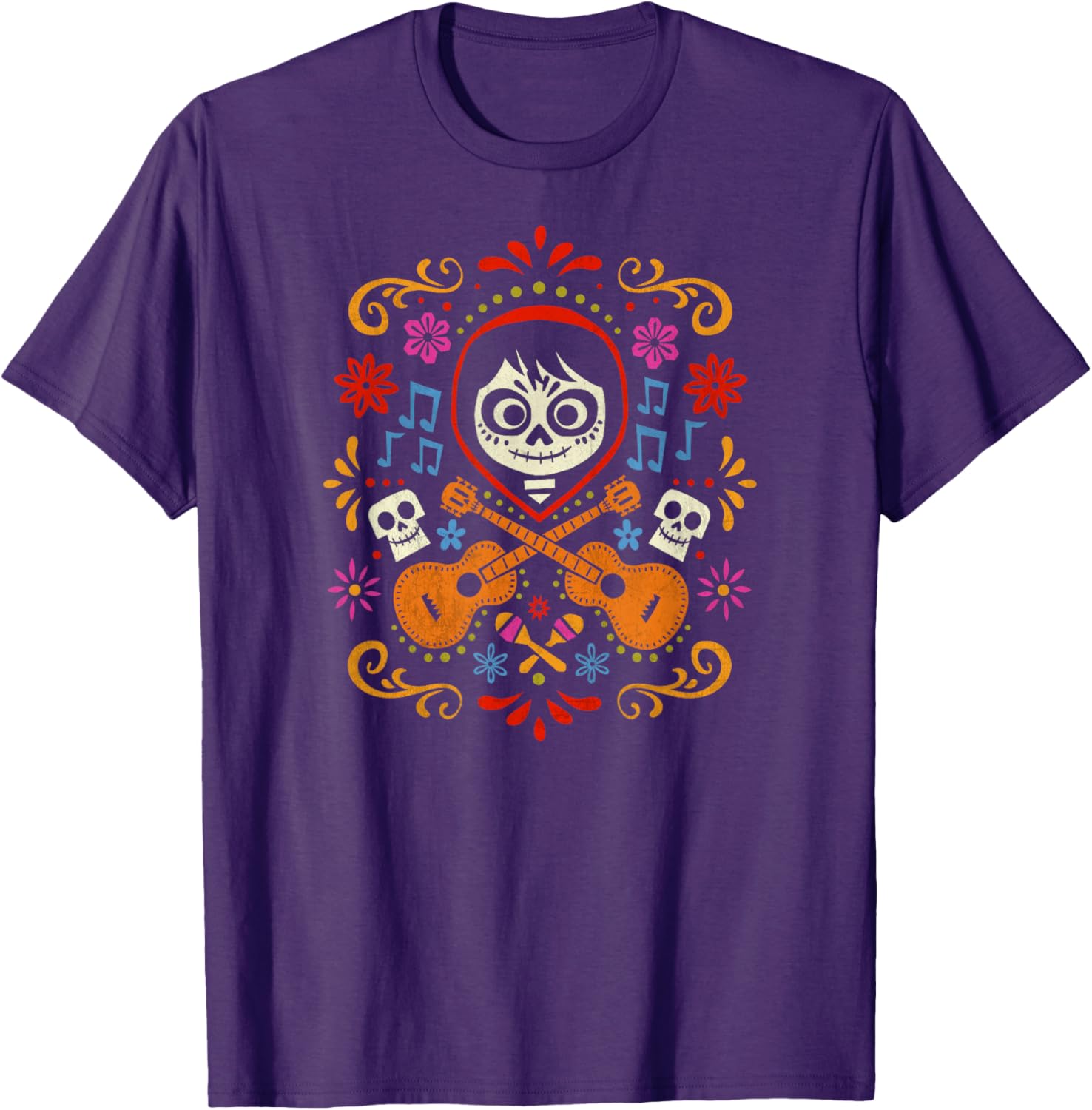 Disney Pixar Coco Musical Miguel Graphic T-Shirt for Kids and Adults - 7