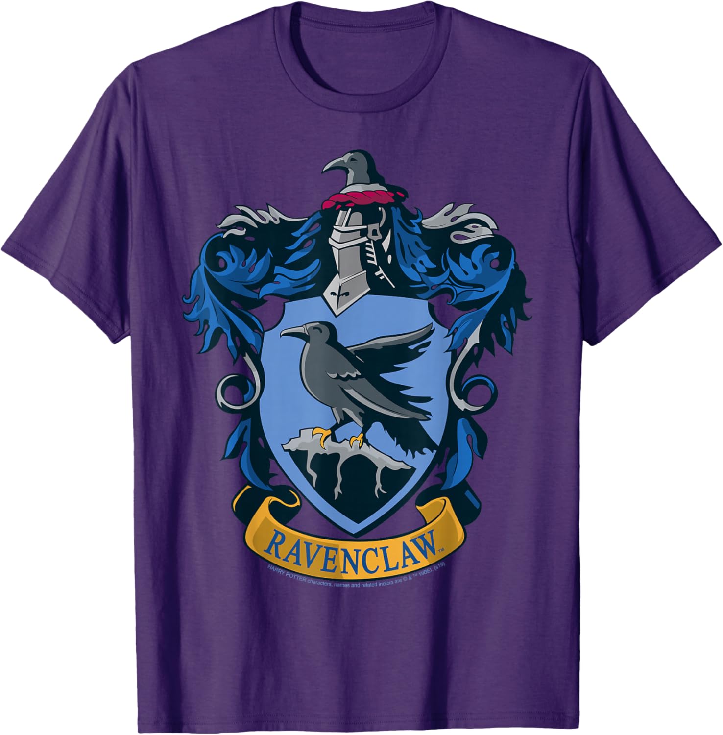 Ravenclaw Hogwarts House Nouveau Crest T-Shirt for Harry Potter Fans - 3