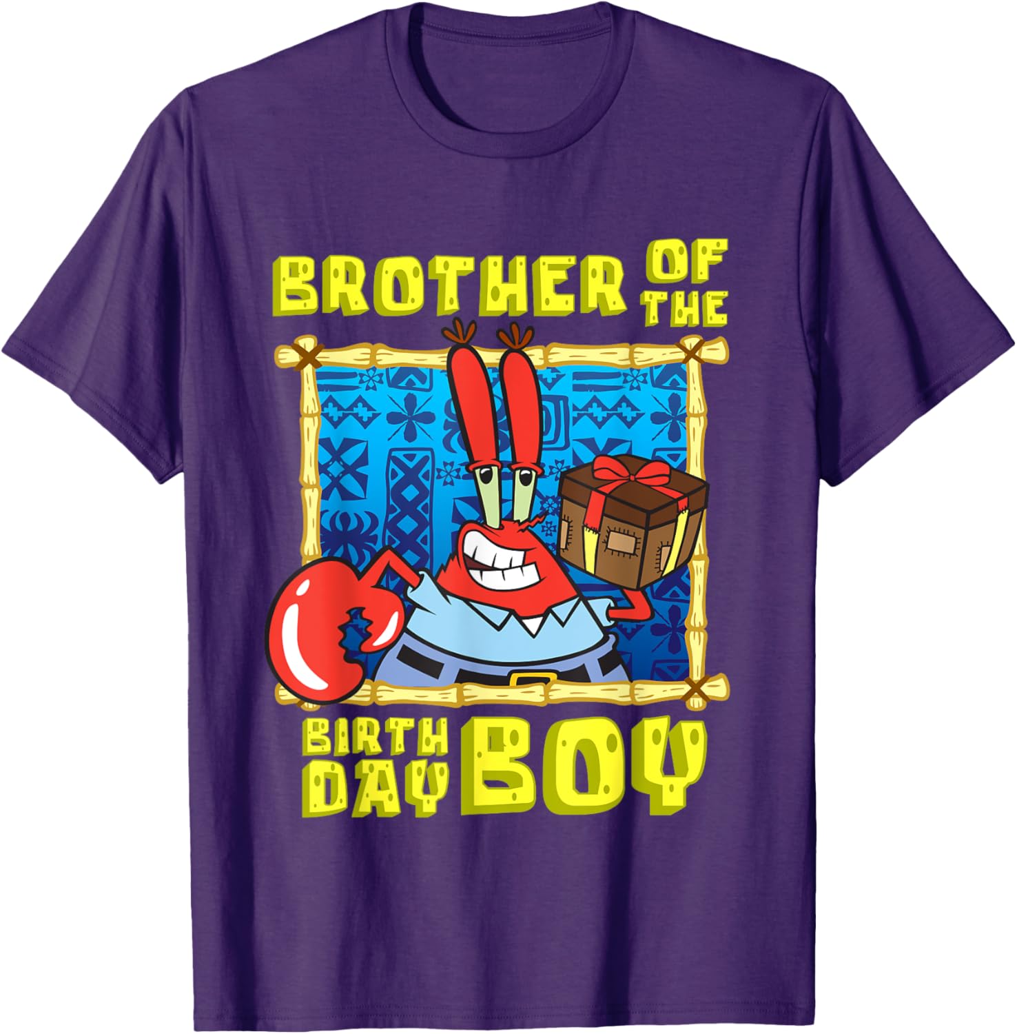 Mademark SpongeBob Mr. Krabs Brother Birthday T-Shirt for Boys - 20