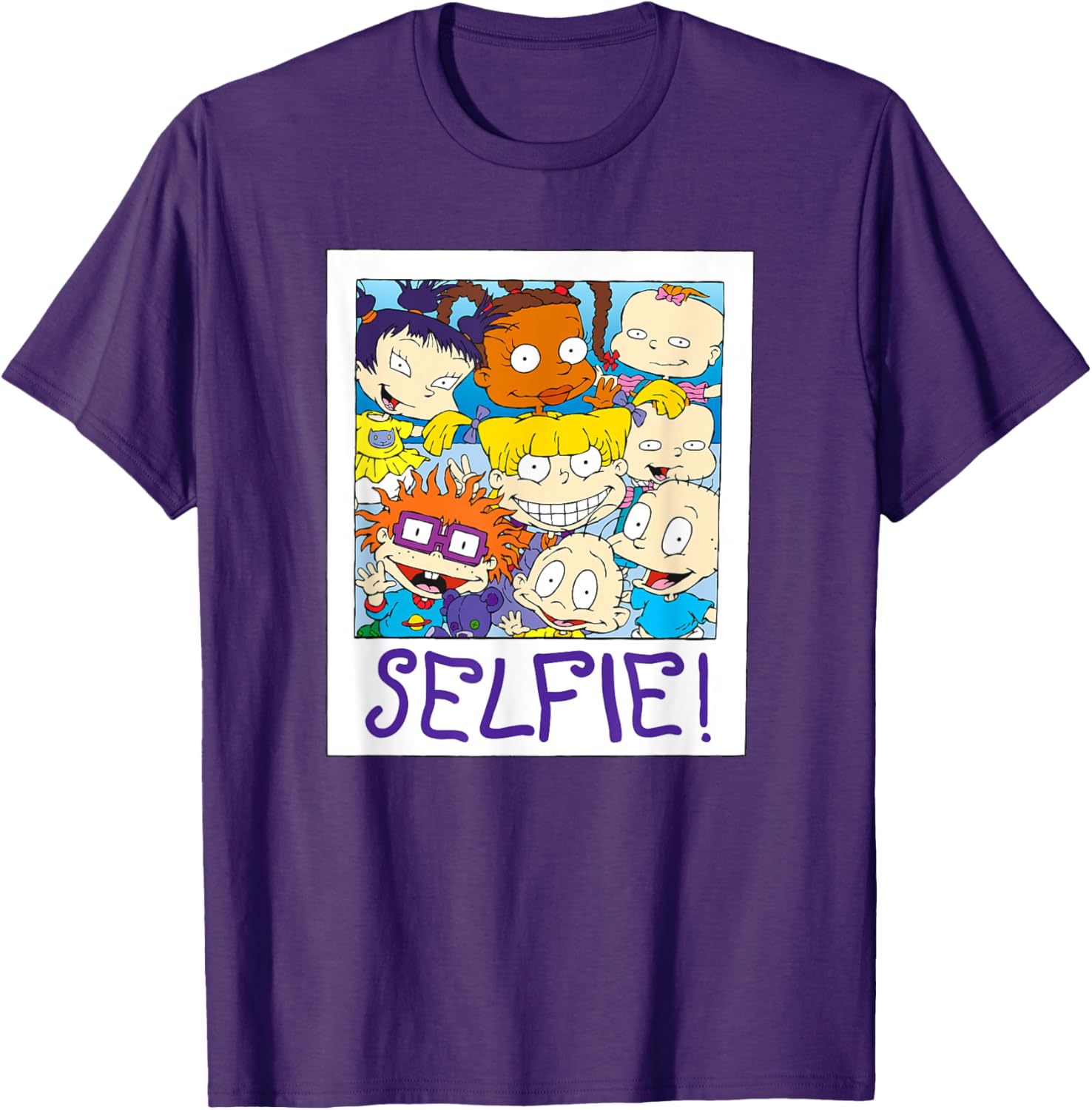 Mademark Rugrats Selfie T-Shirt Featuring the Whole Gang Fun Apparel - 3