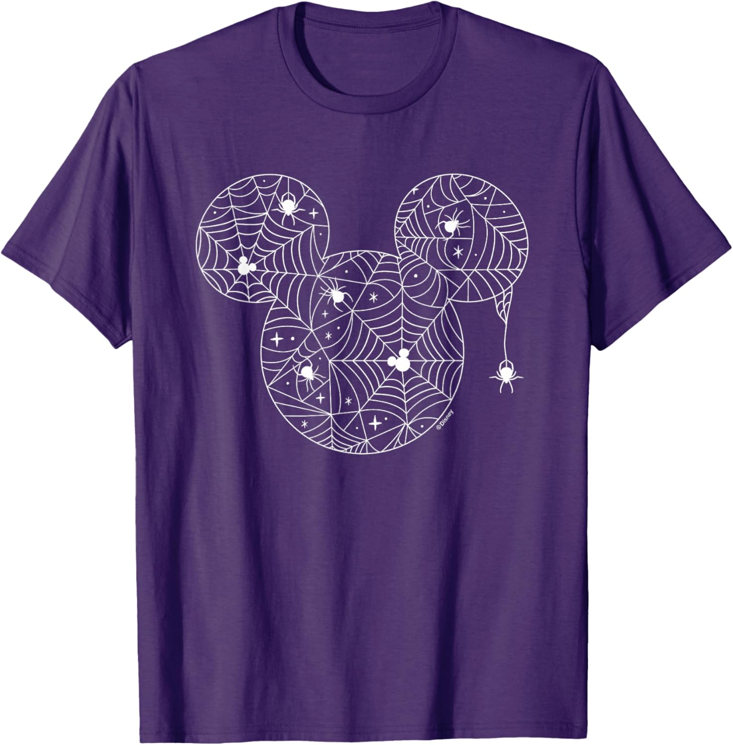Halloween Mickey Spider Web Ears T-Shirt for Festive Fun - 9