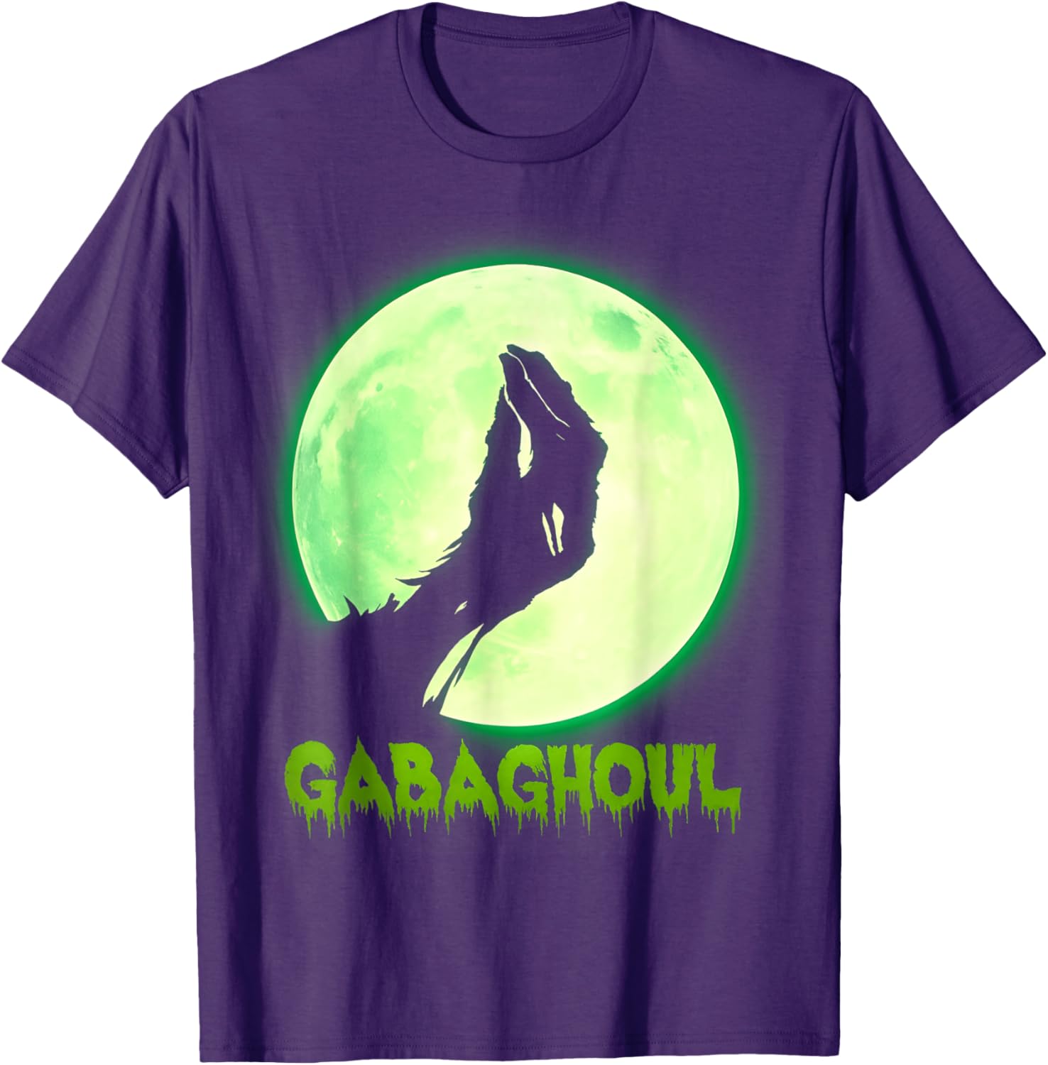 Gabaghoul Funny Hand Moon Italian Joke Halloween T-Shirt for Men and Women - 15