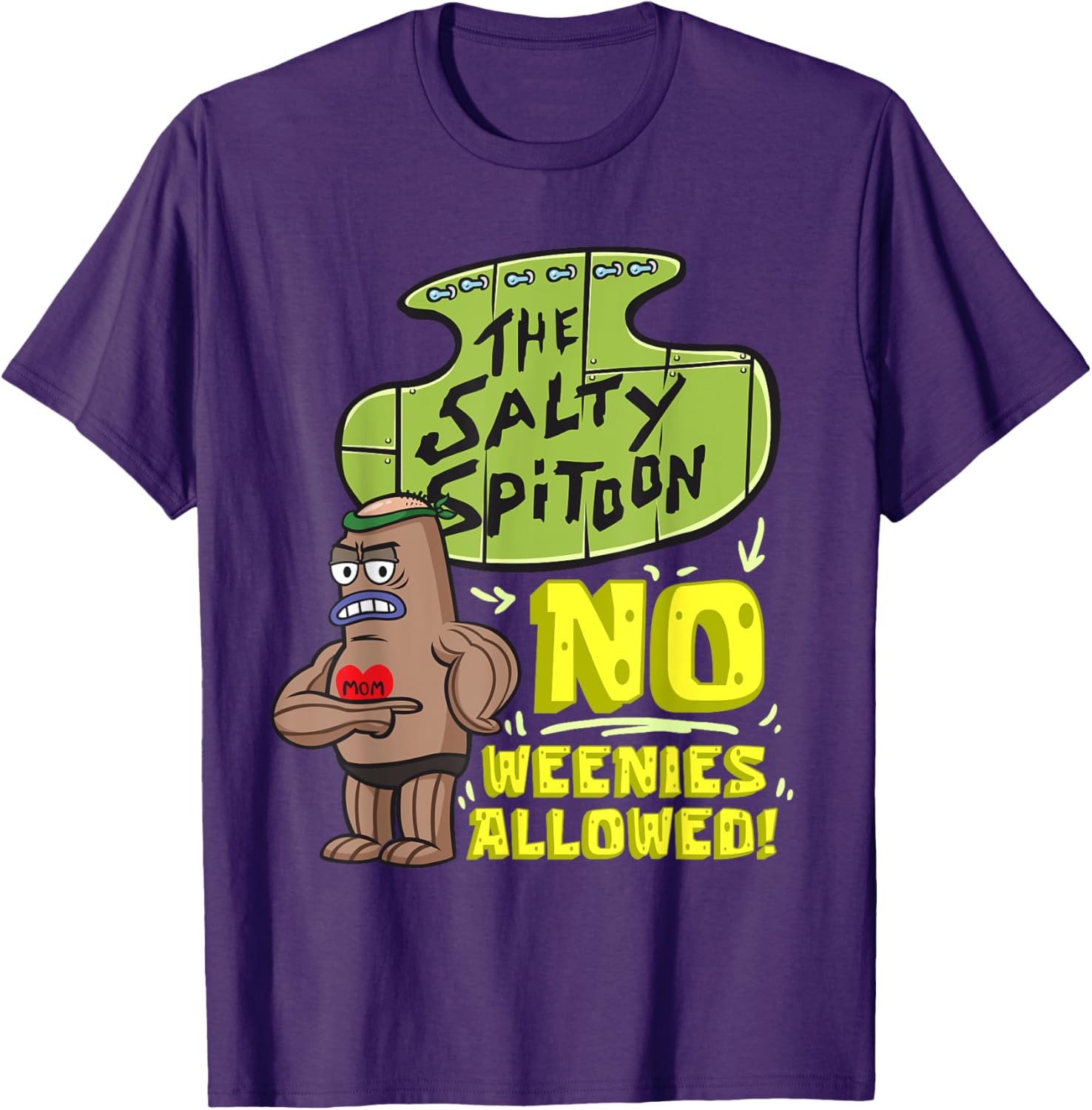 Mademark SpongeBob Salty Spitoon Bodybuilder T-Shirt for Gym Lovers - 22