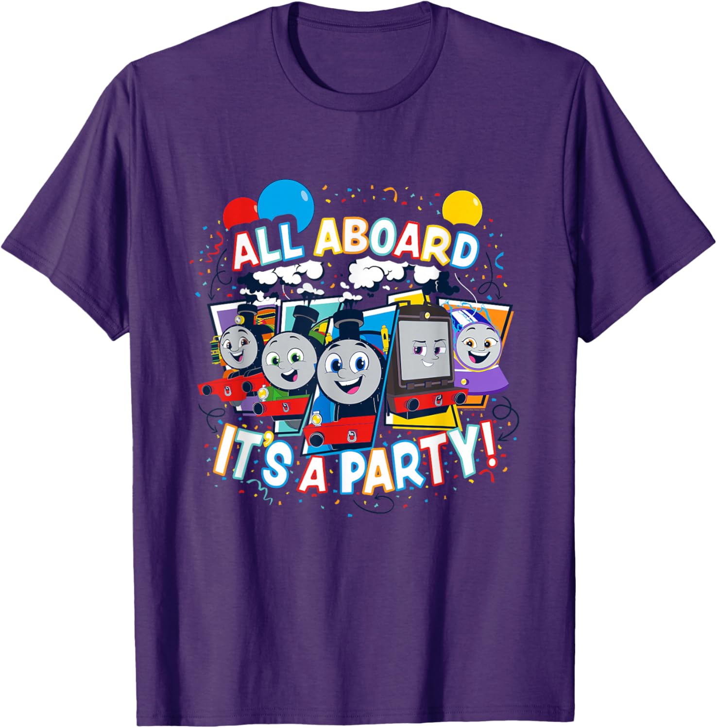 Thomas & Friends All Aboard It's a Party T-Shirt for Kids Fun Fashion - 18