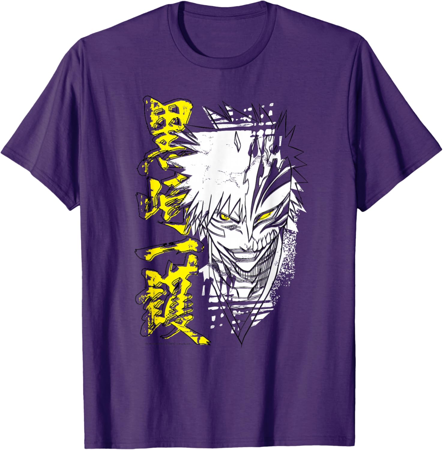 Bleach Ichigo Hollow Outline Sketch Anime T-Shirt for Fans and Collectors - 10