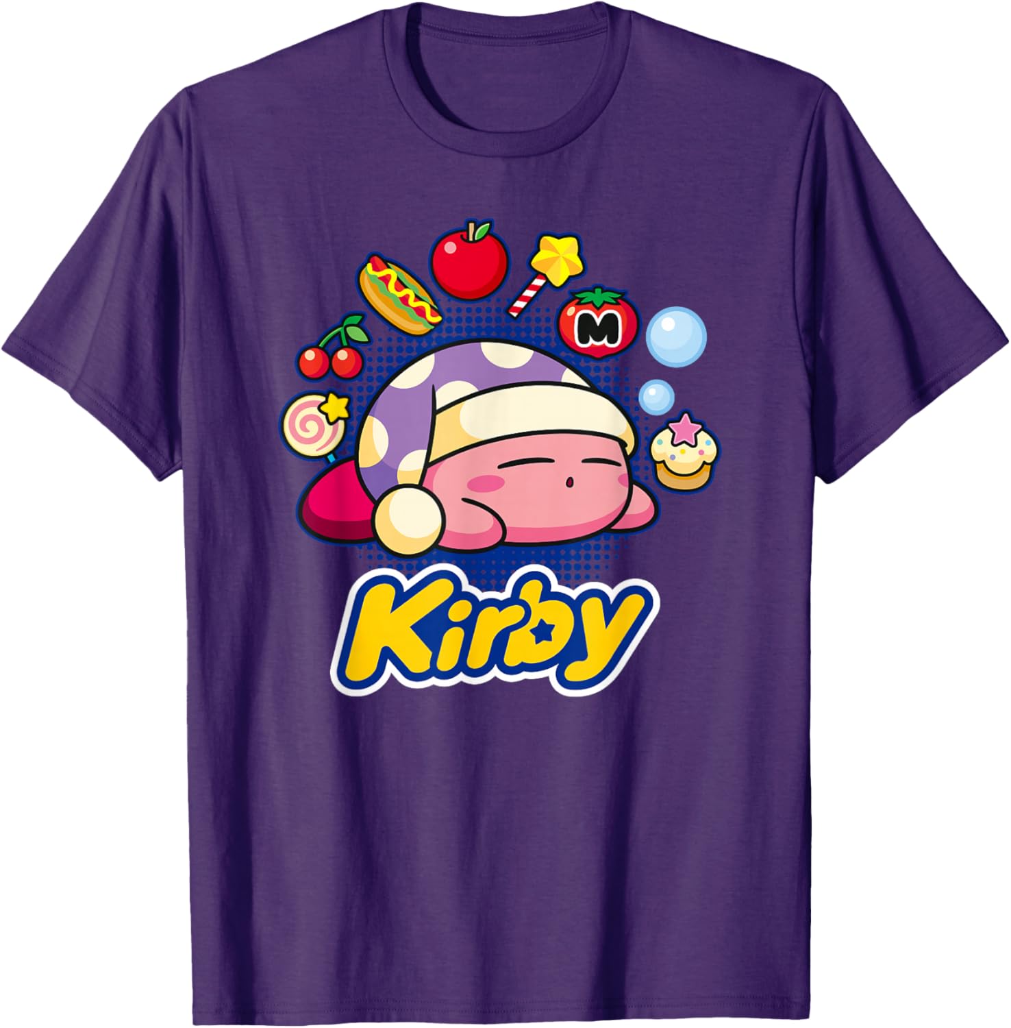 Kirby Dreaming of Tasty Trinkets T-Shirt for Fun and Fashion Lovers - 20