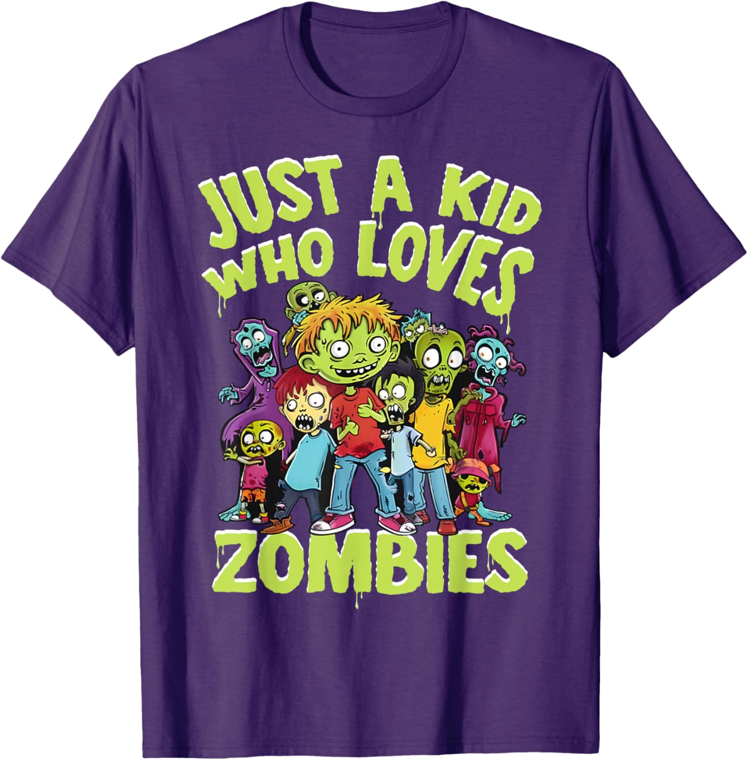 Funny Zombie Love Kids T-Shirt Perfect for Halloween Fun - 14