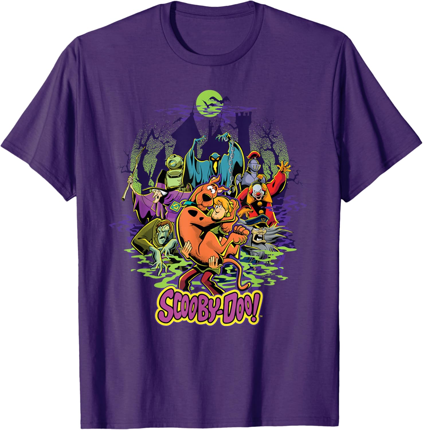 Scooby-Doo and Shaggy Monster Chase T-Shirt for Kids and Adults - 5