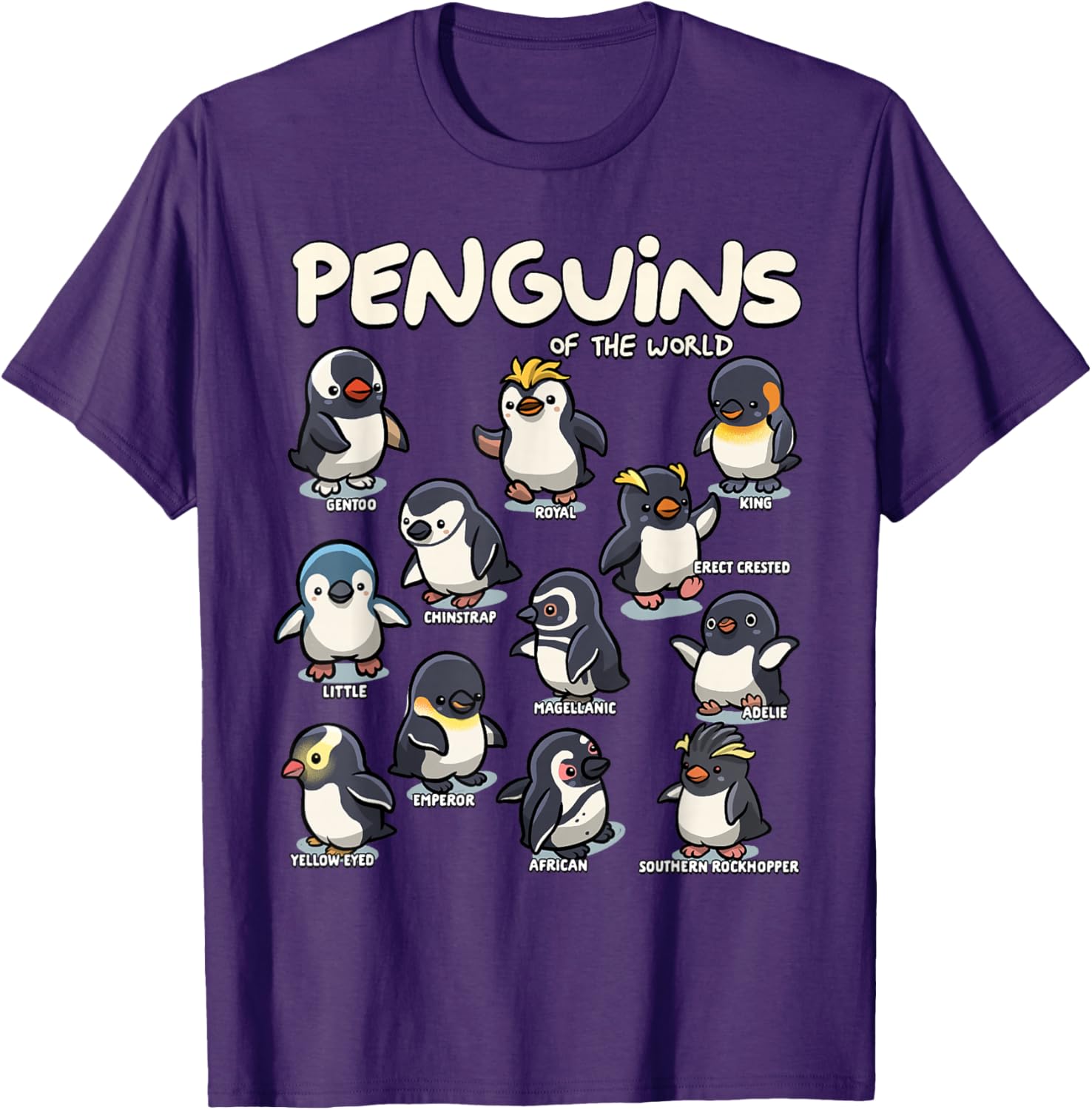 Cute Penguin Lovers T-Shirt for Animal Fans - Stylish Penguin Apparel - 27
