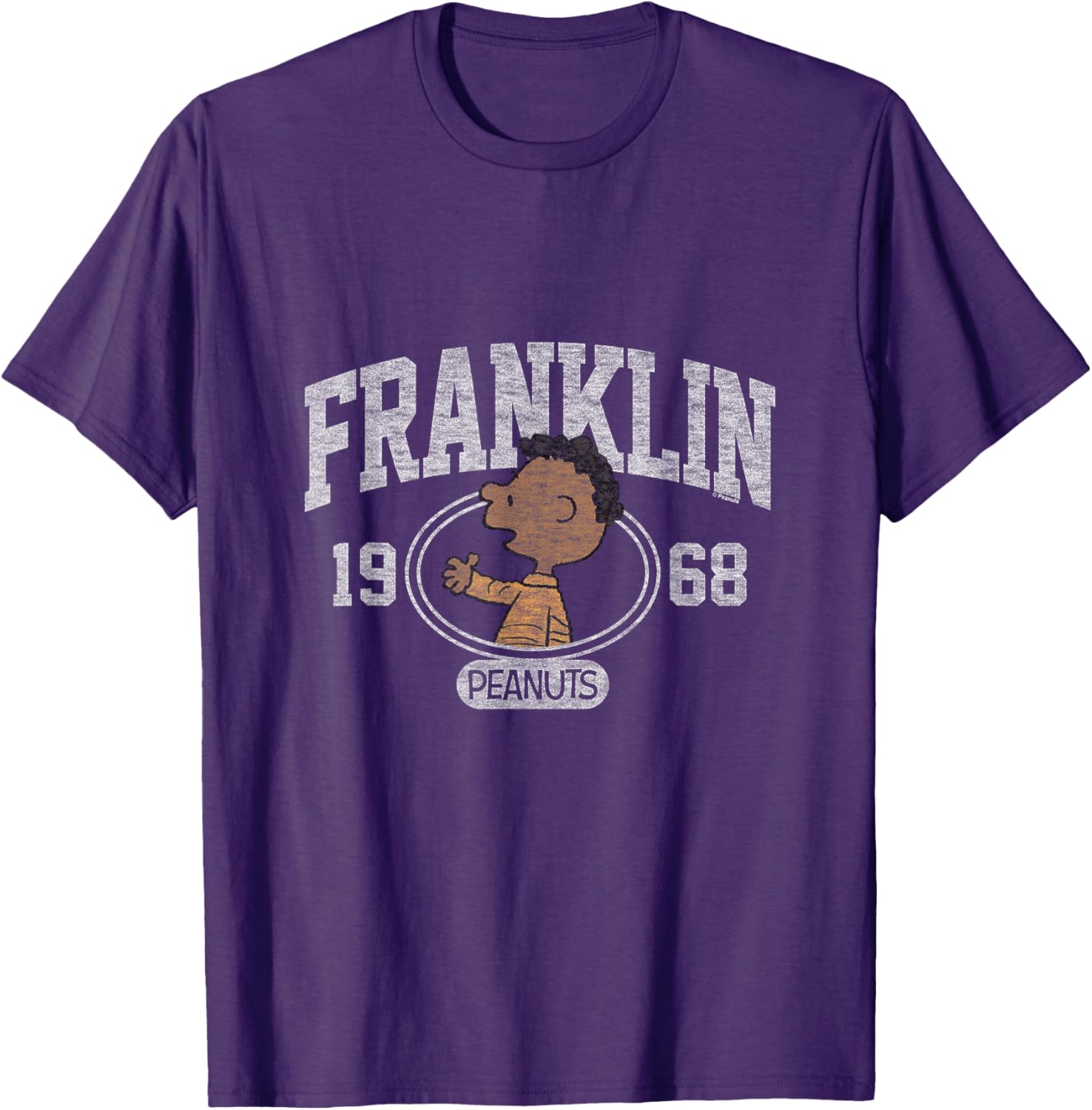 Franklin Collegiate 1968 Peanuts T-Shirt for Vintage Cartoon Fans - 5