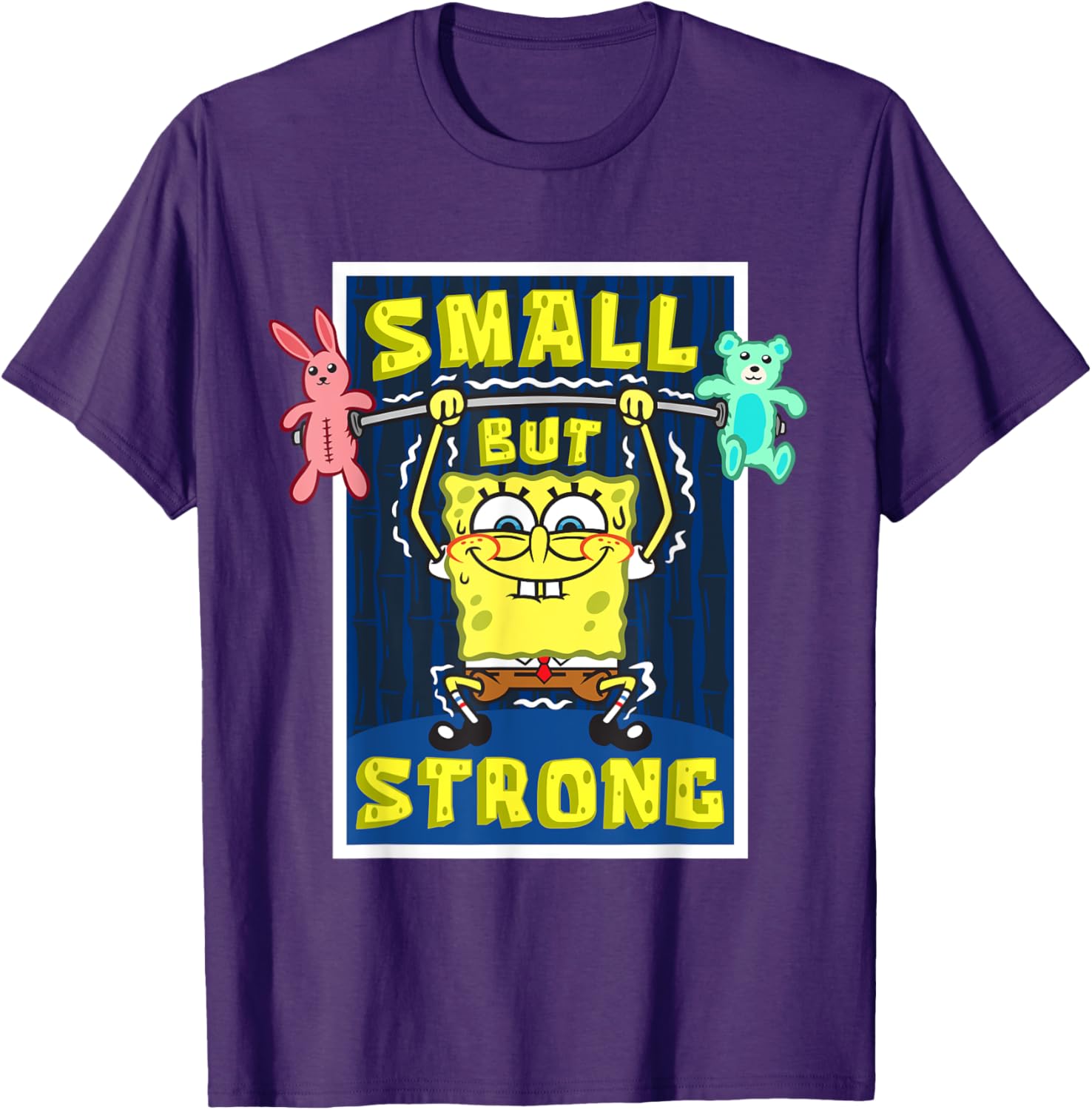 Mademark SpongeBob Small But Strong Birthday T-Shirt for Kids - 10