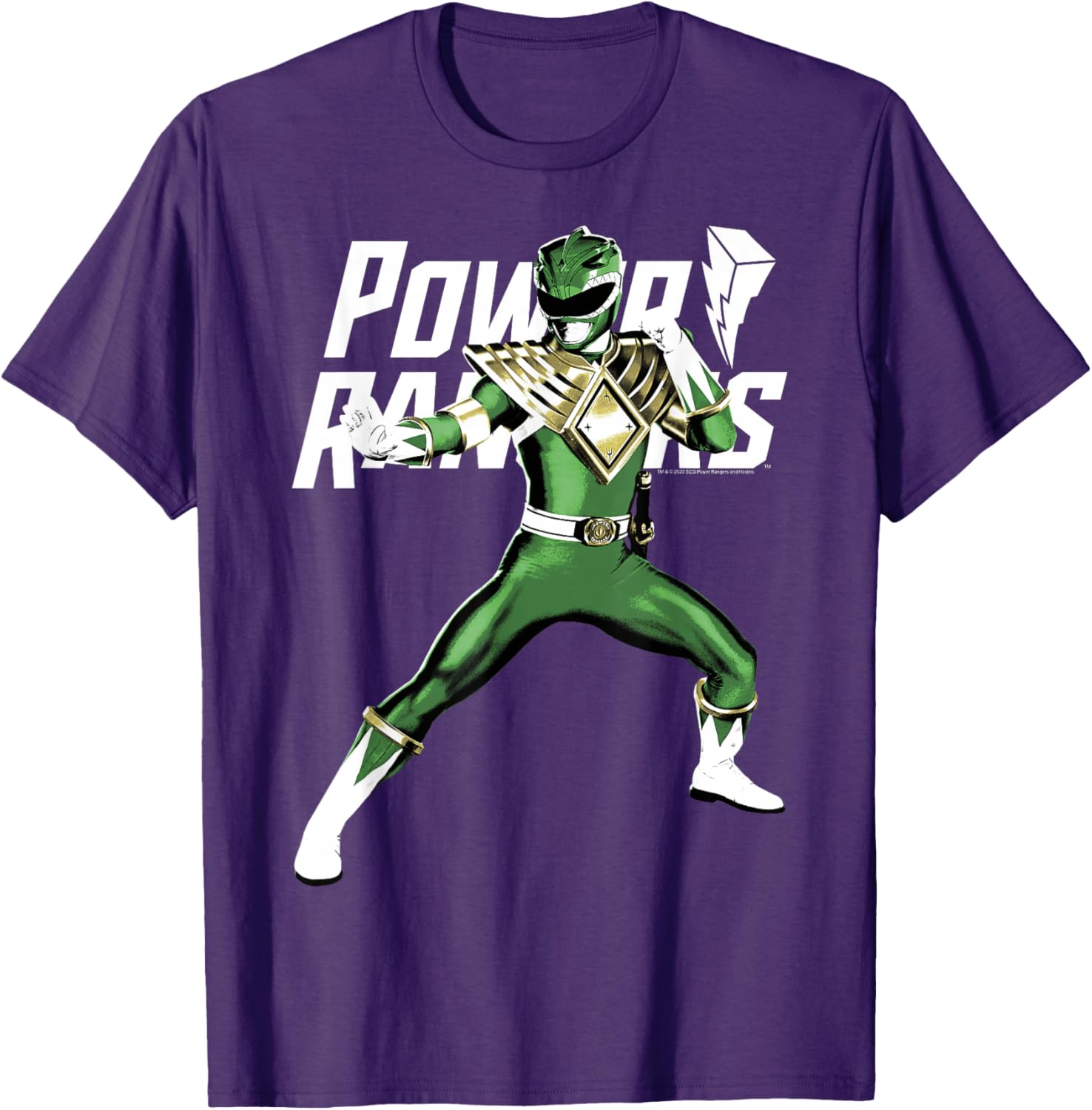 Power Rangers Green Ranger Karate Action Pose T-Shirt for Fans - 6